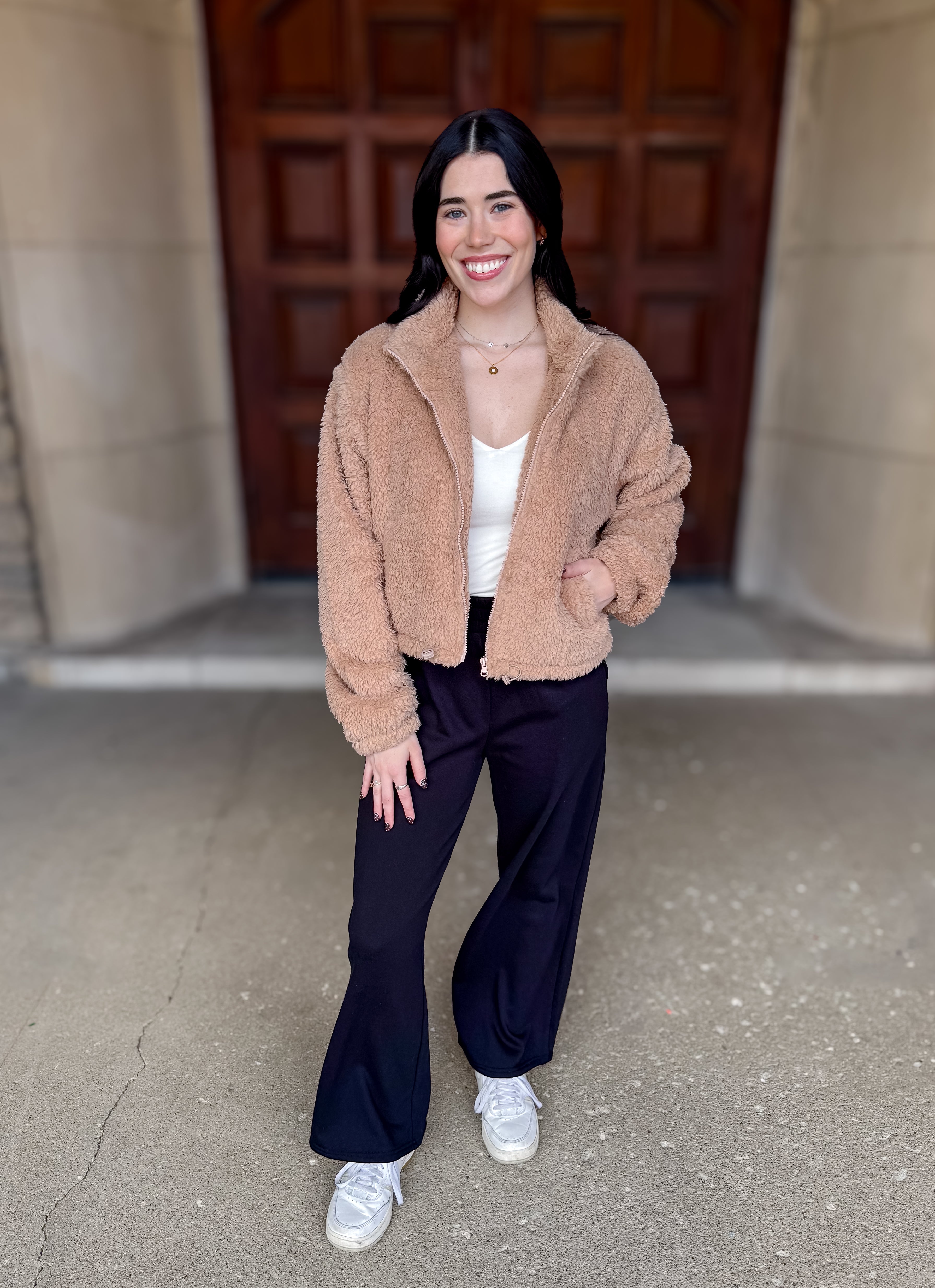 Lulu Sherpa Zipper Jacket