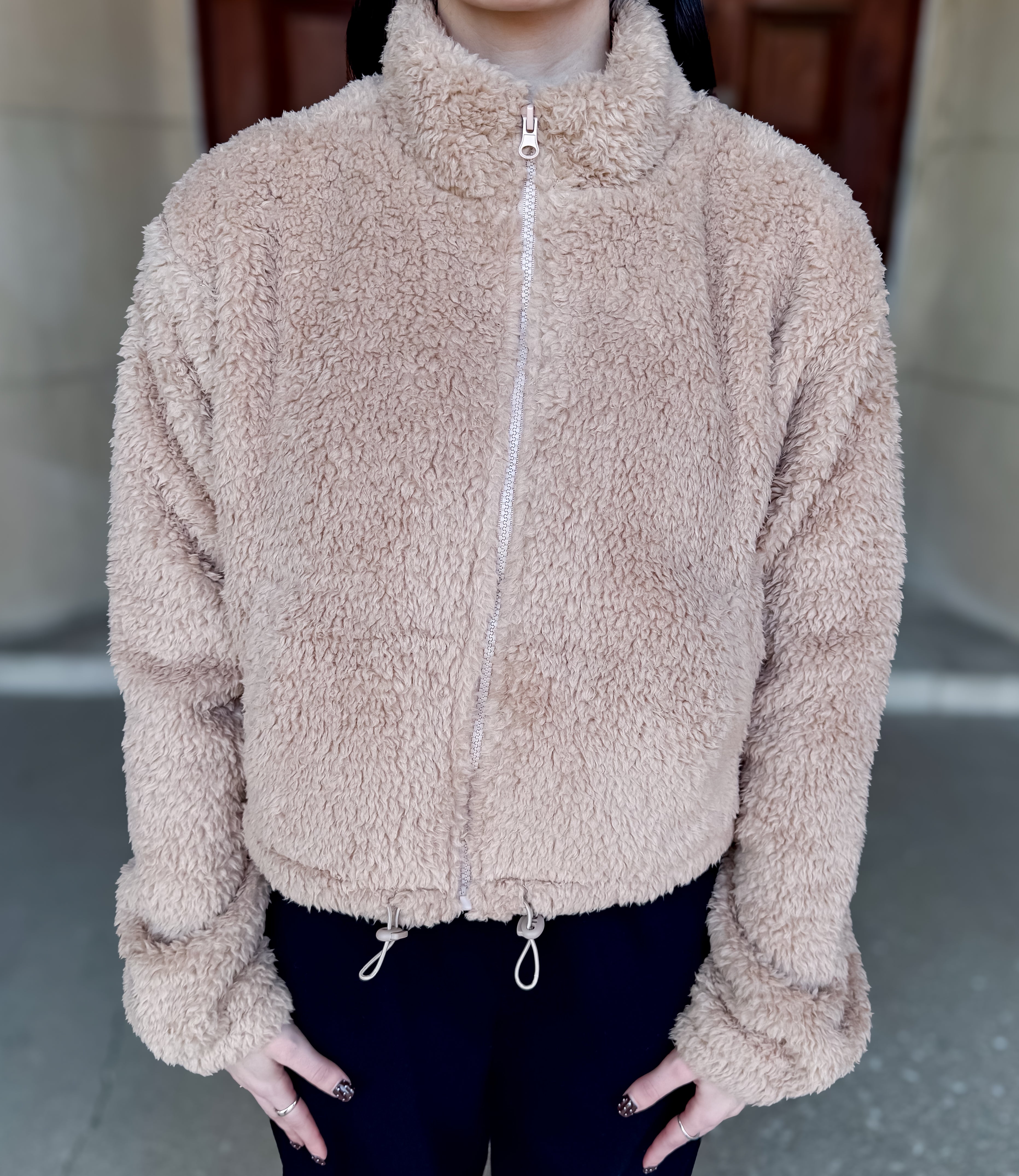 Lulu Sherpa Zipper Jacket