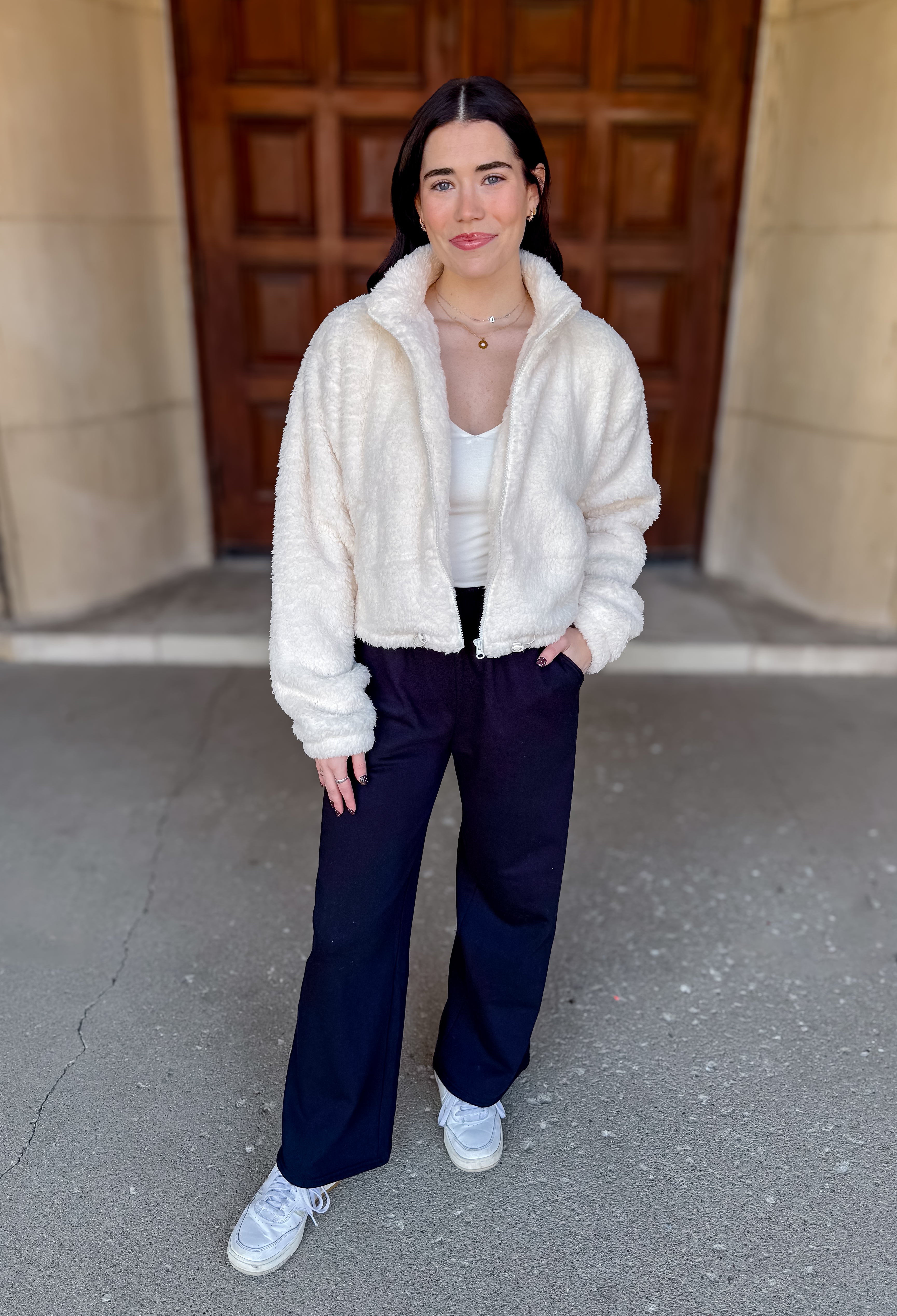 Lulu Sherpa Zipper Jacket