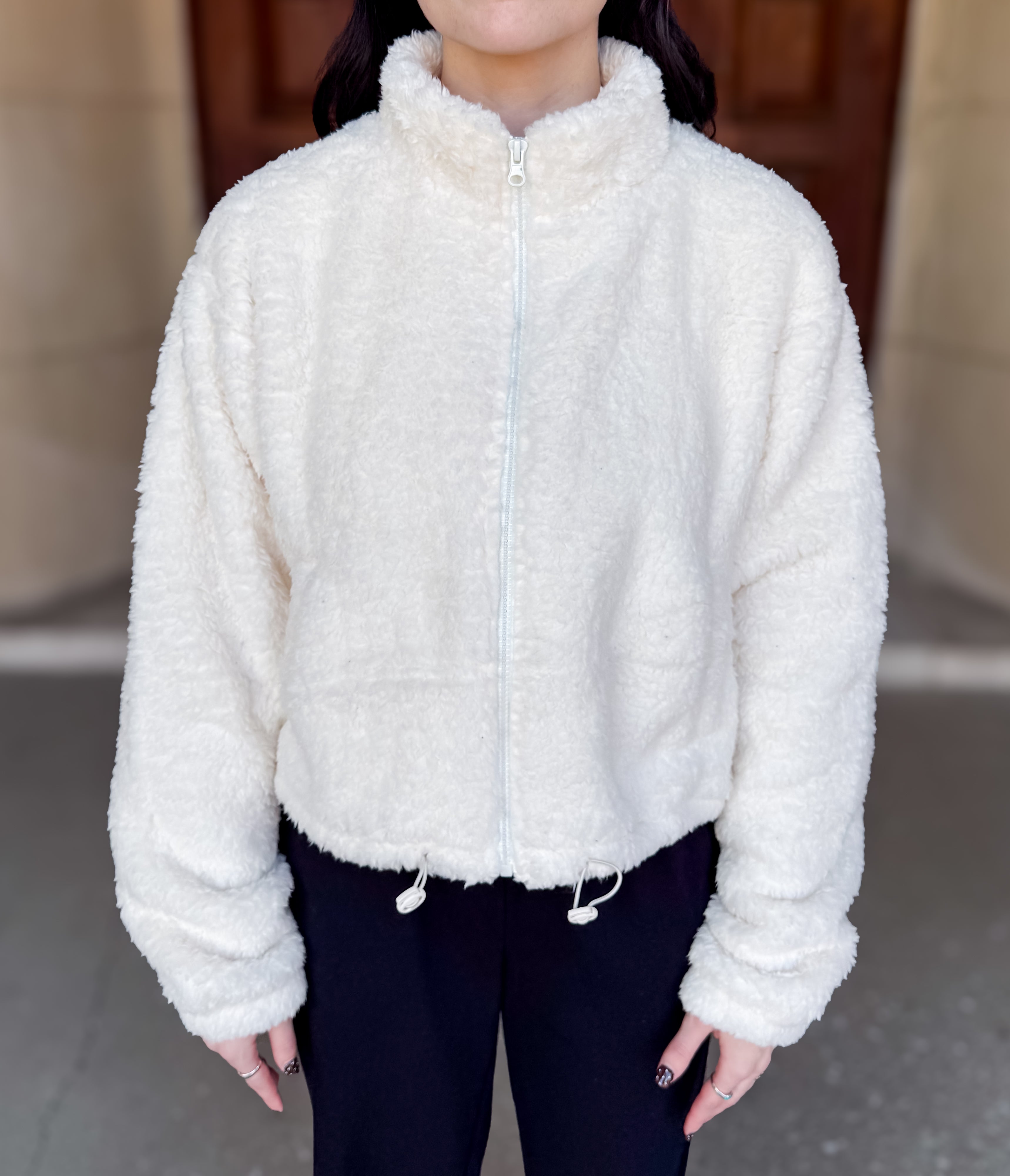 Lulu Sherpa Zipper Jacket