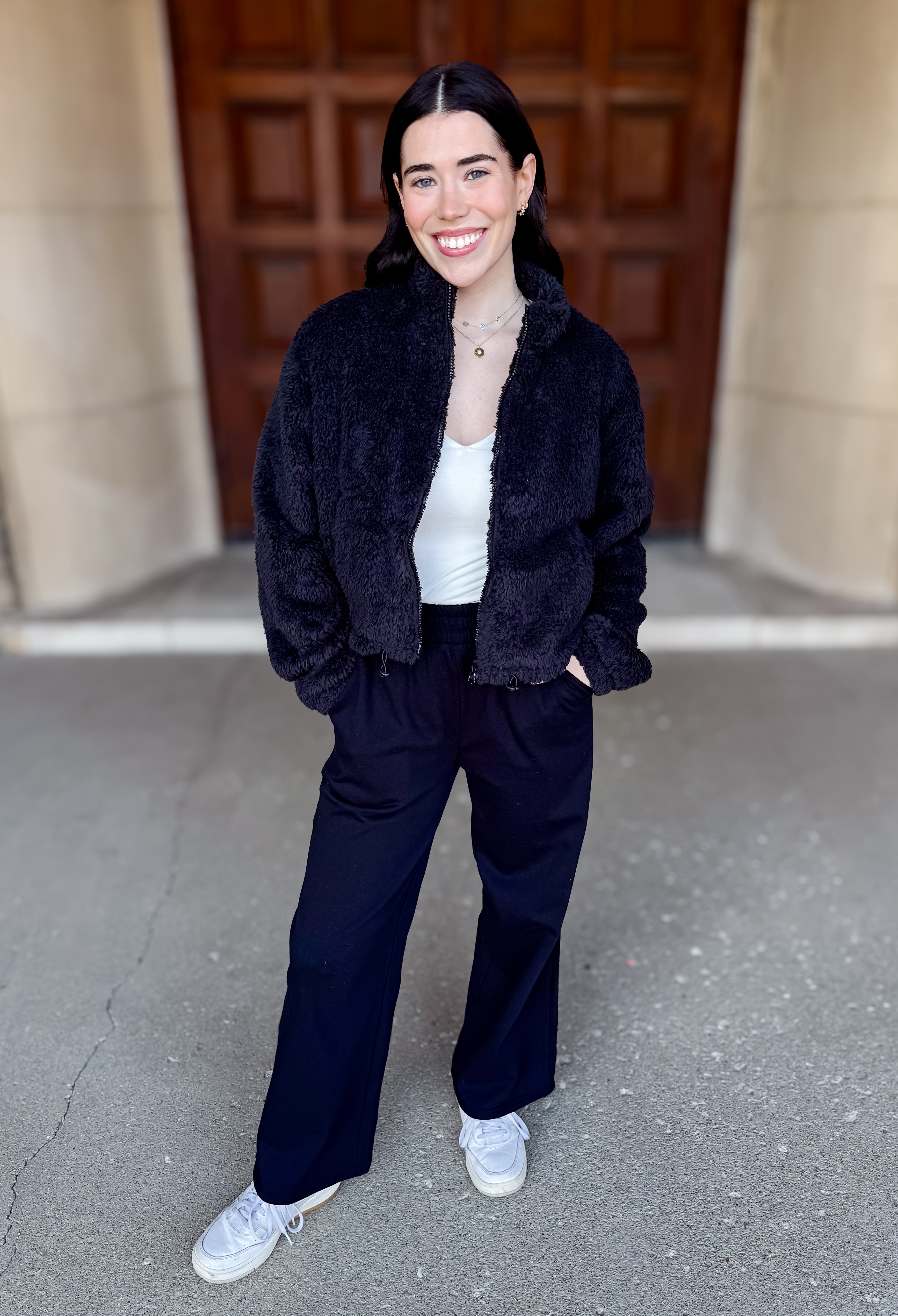 Lulu Sherpa Zipper Jacket