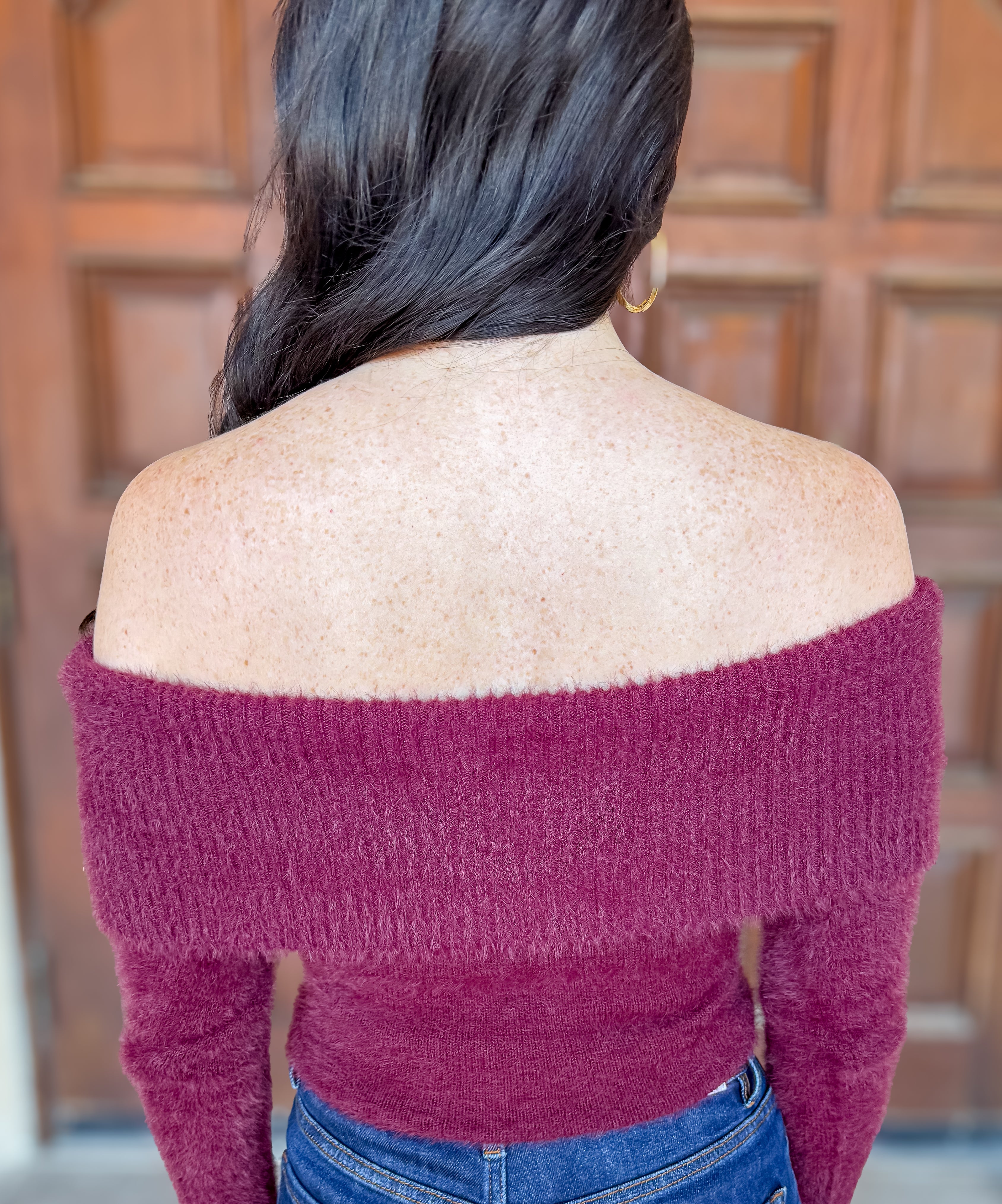 Andie Off the Shoulder Sweater