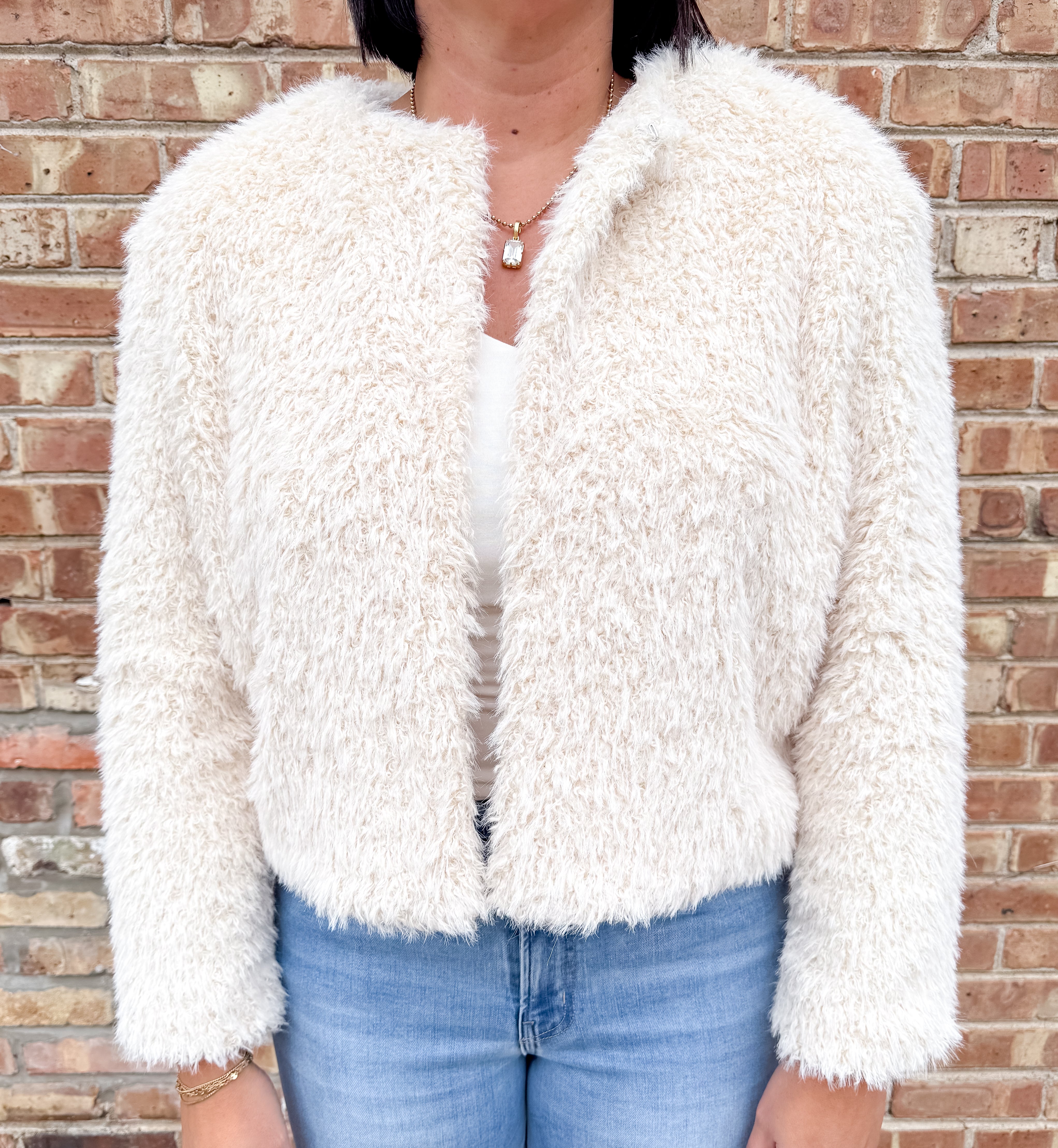Salish Open Front Fur Jacket