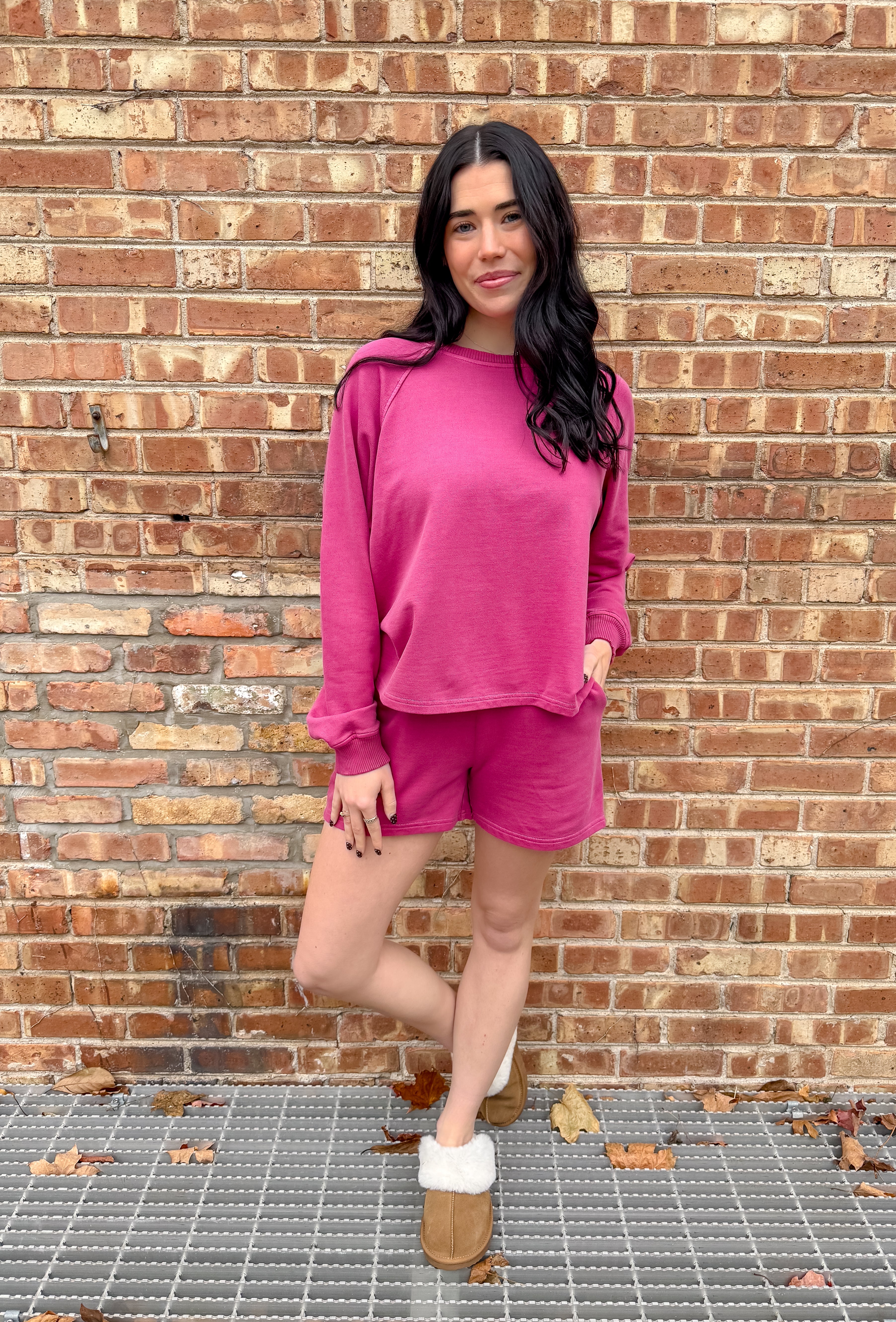 Polly Washed Terry Shorts Set