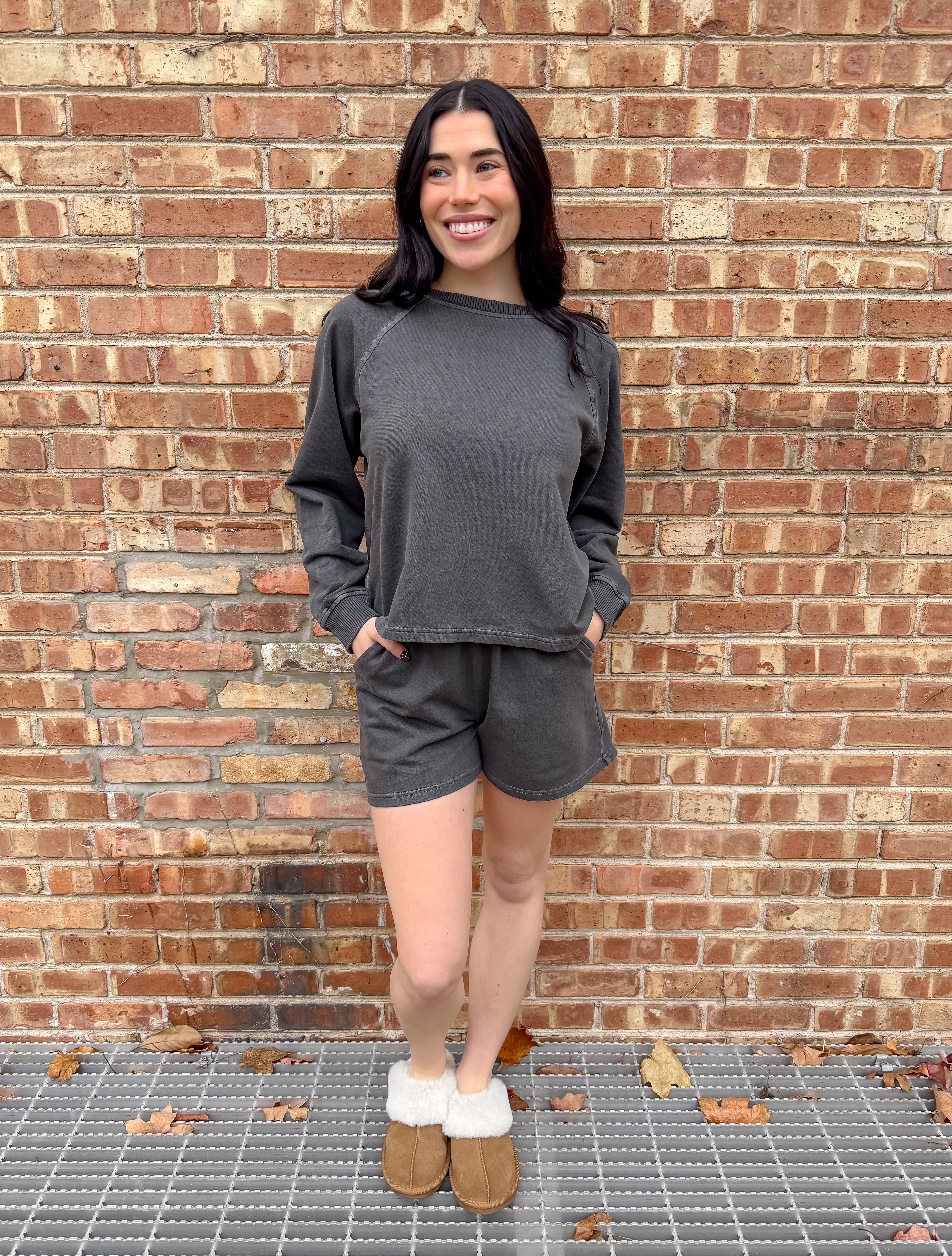 Polly Washed Terry Shorts Set