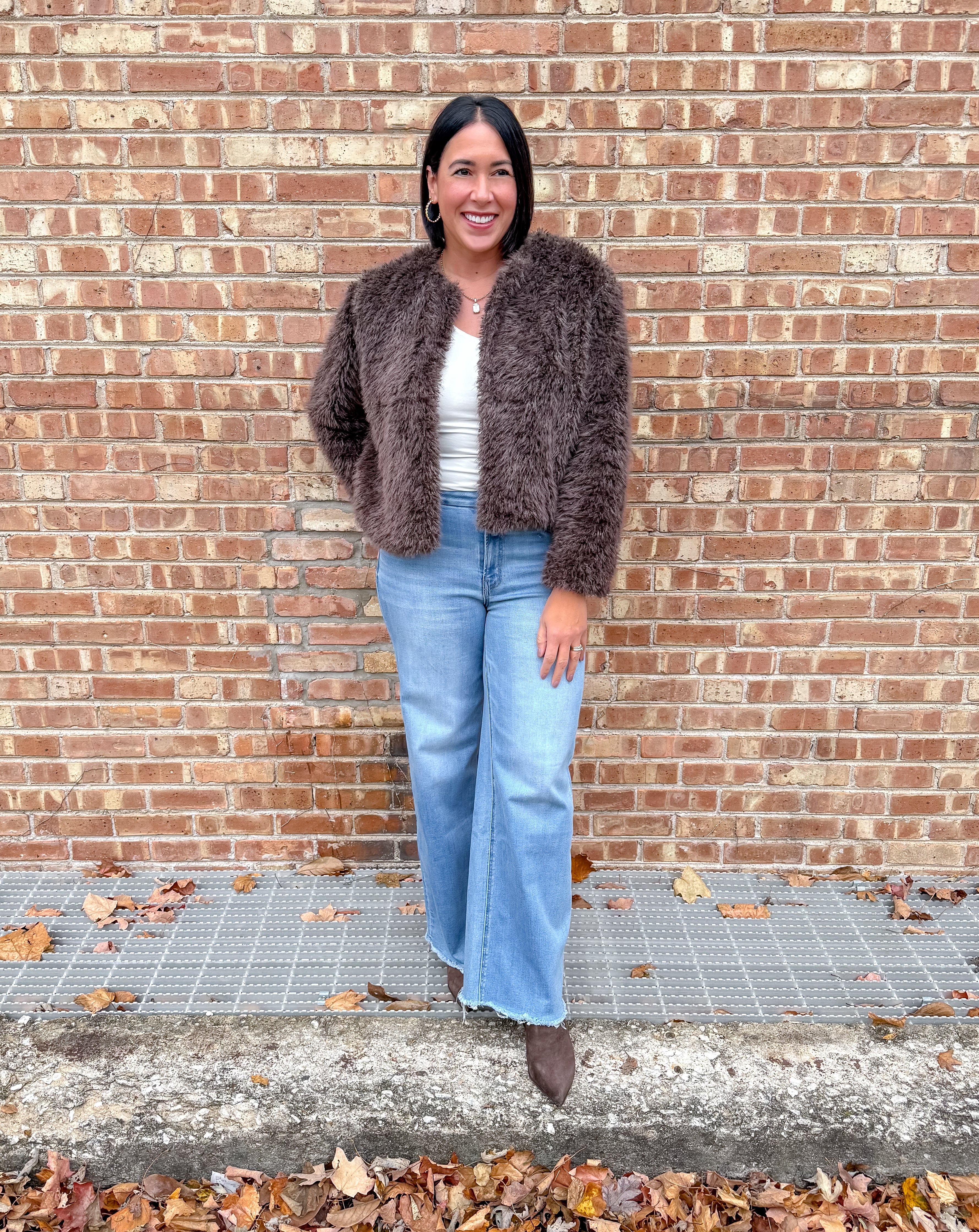 Salish Open Front Fur Jacket