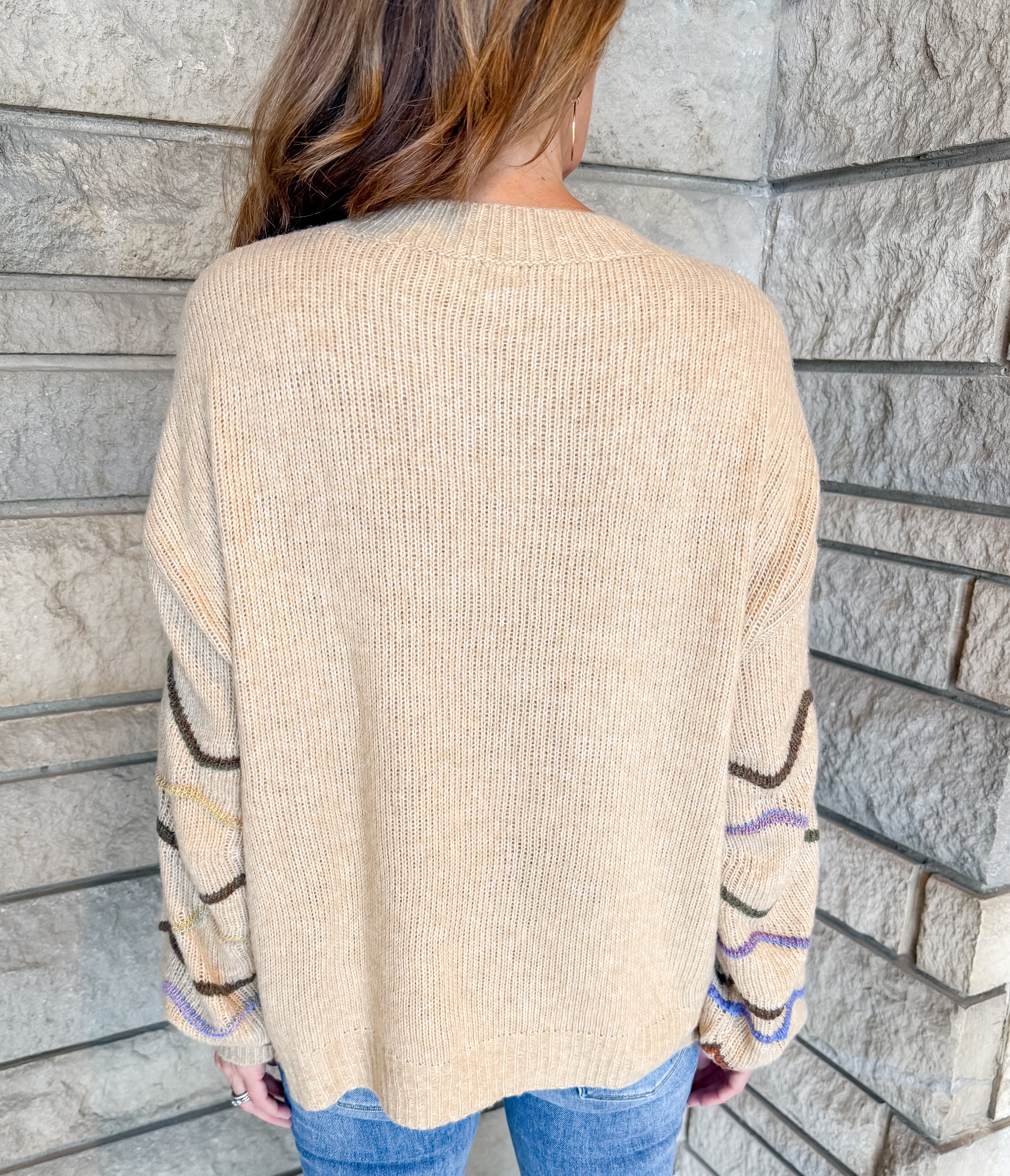Wrenly Wavy Stripe Sweater