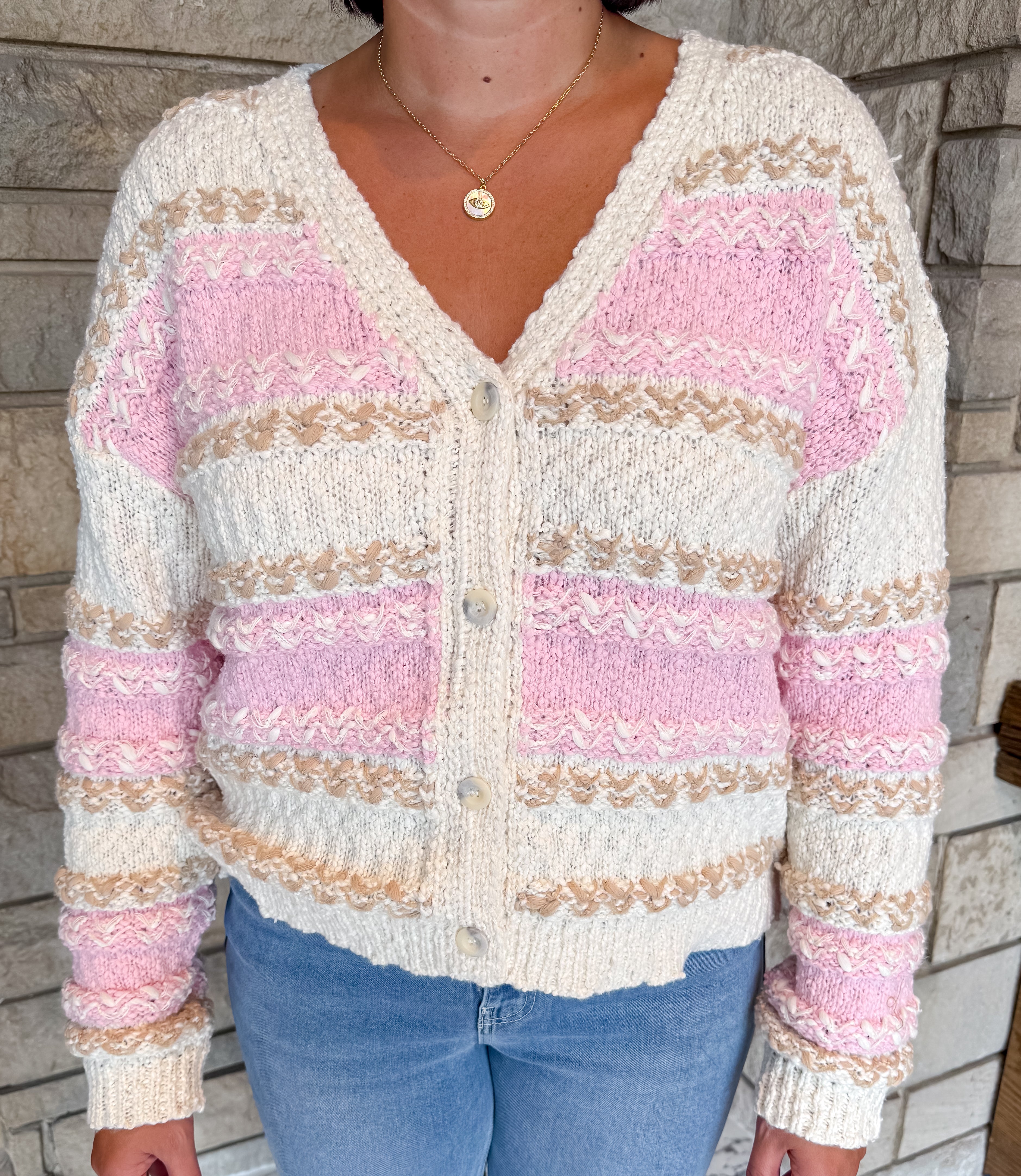 Tula Color Block Knit Cardigan