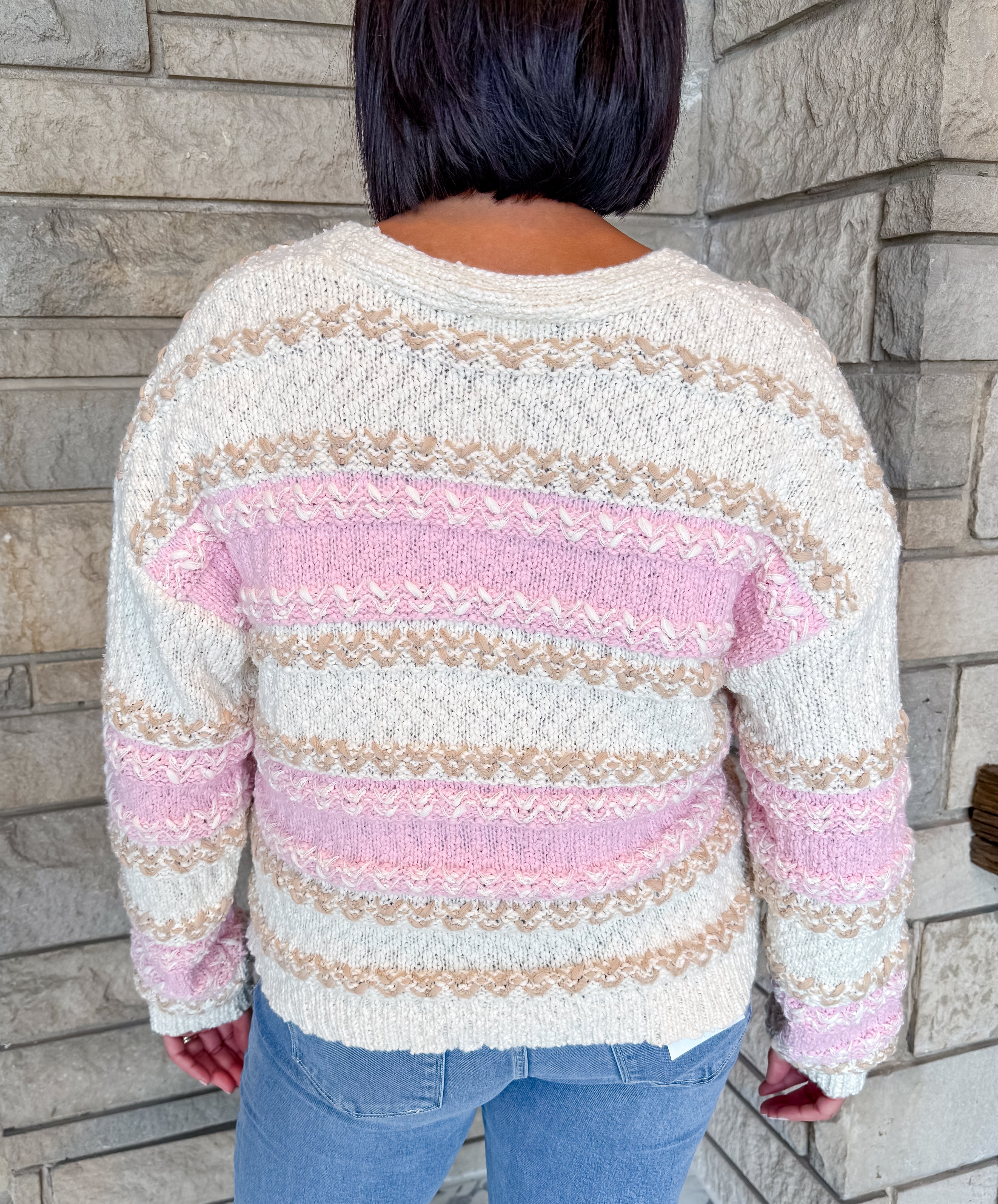 Tula Color Block Knit Cardigan