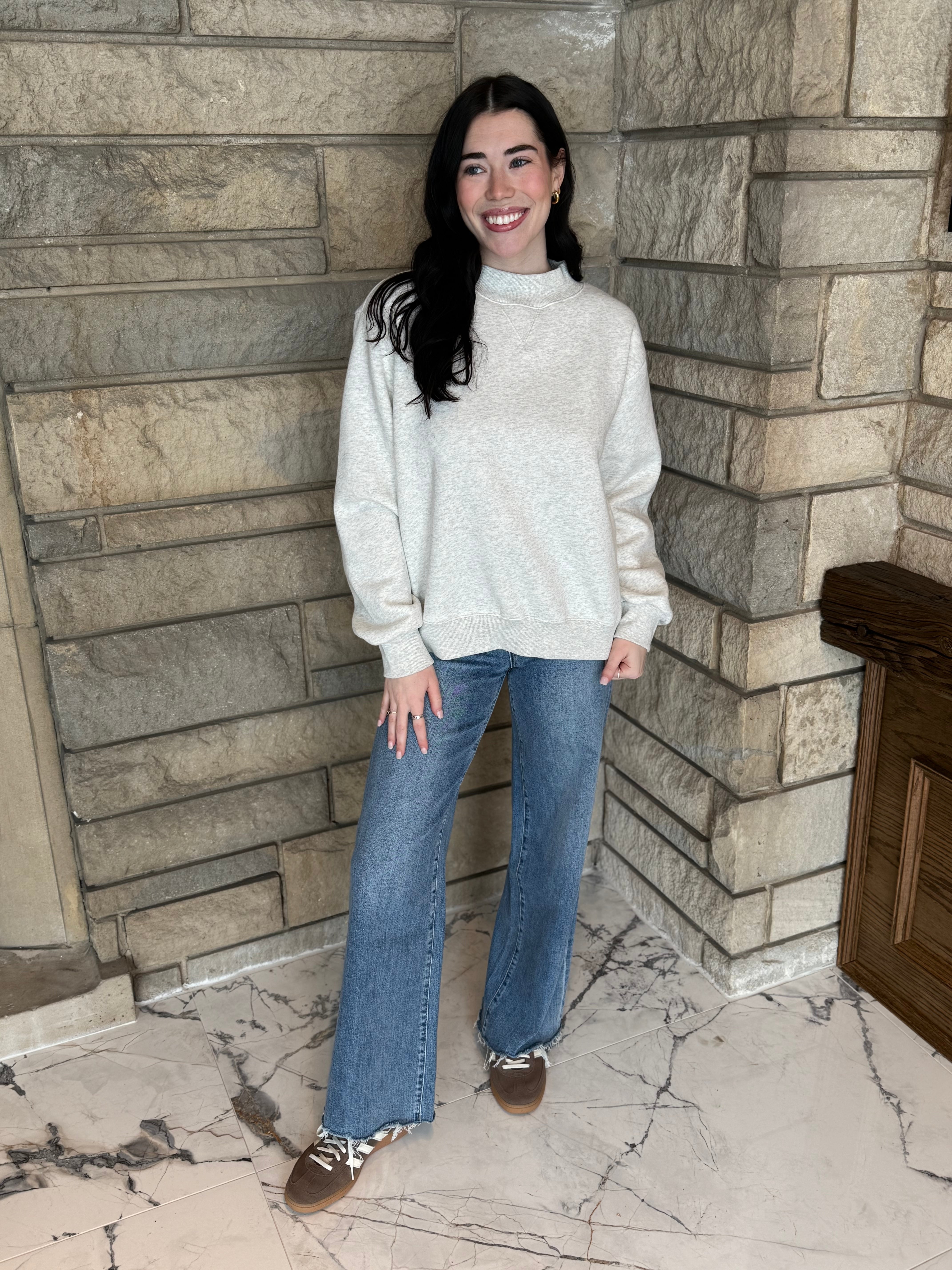 Ayla Wide Neck Sweatshirt