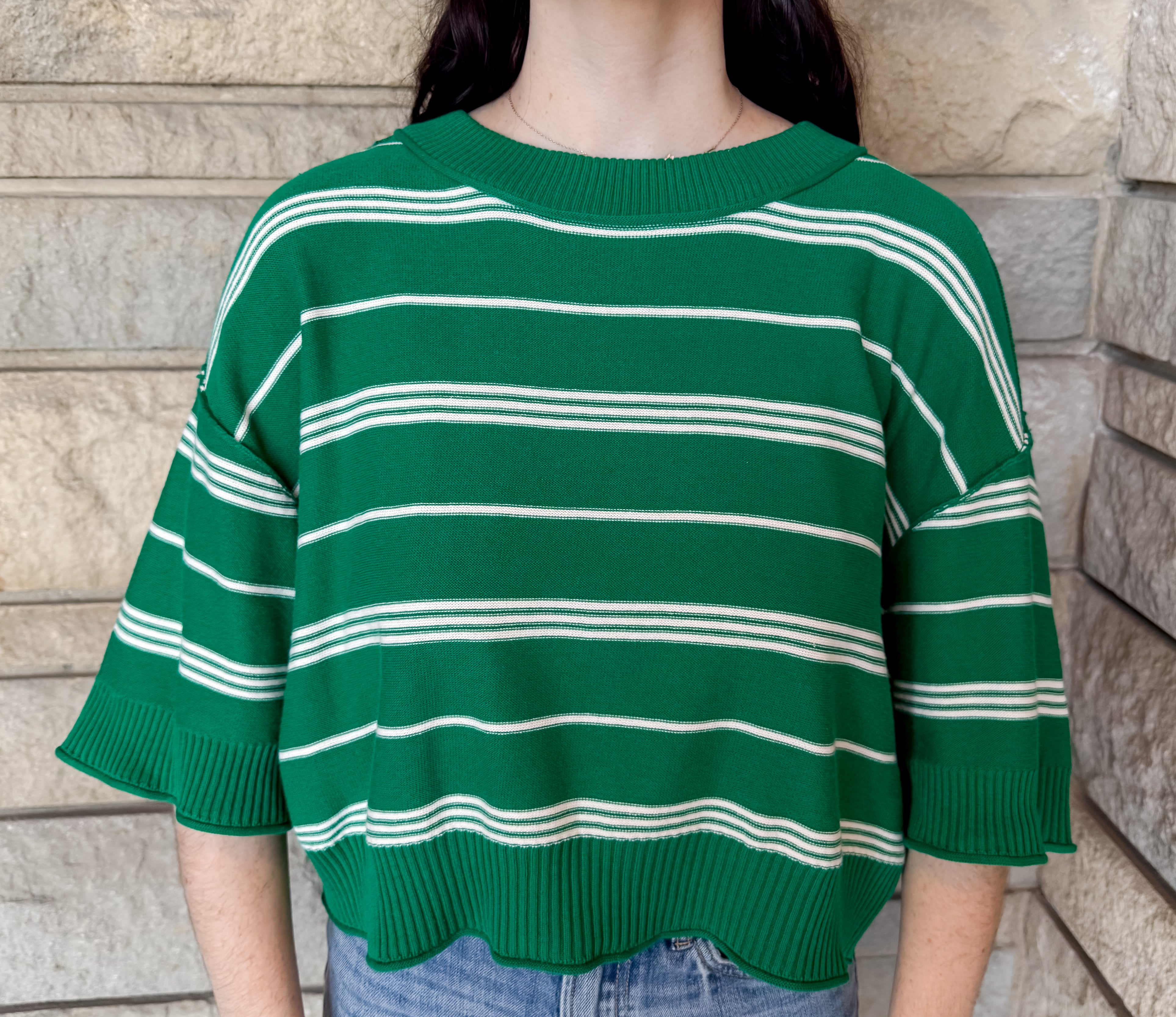 Shannon Striped SS Sweater