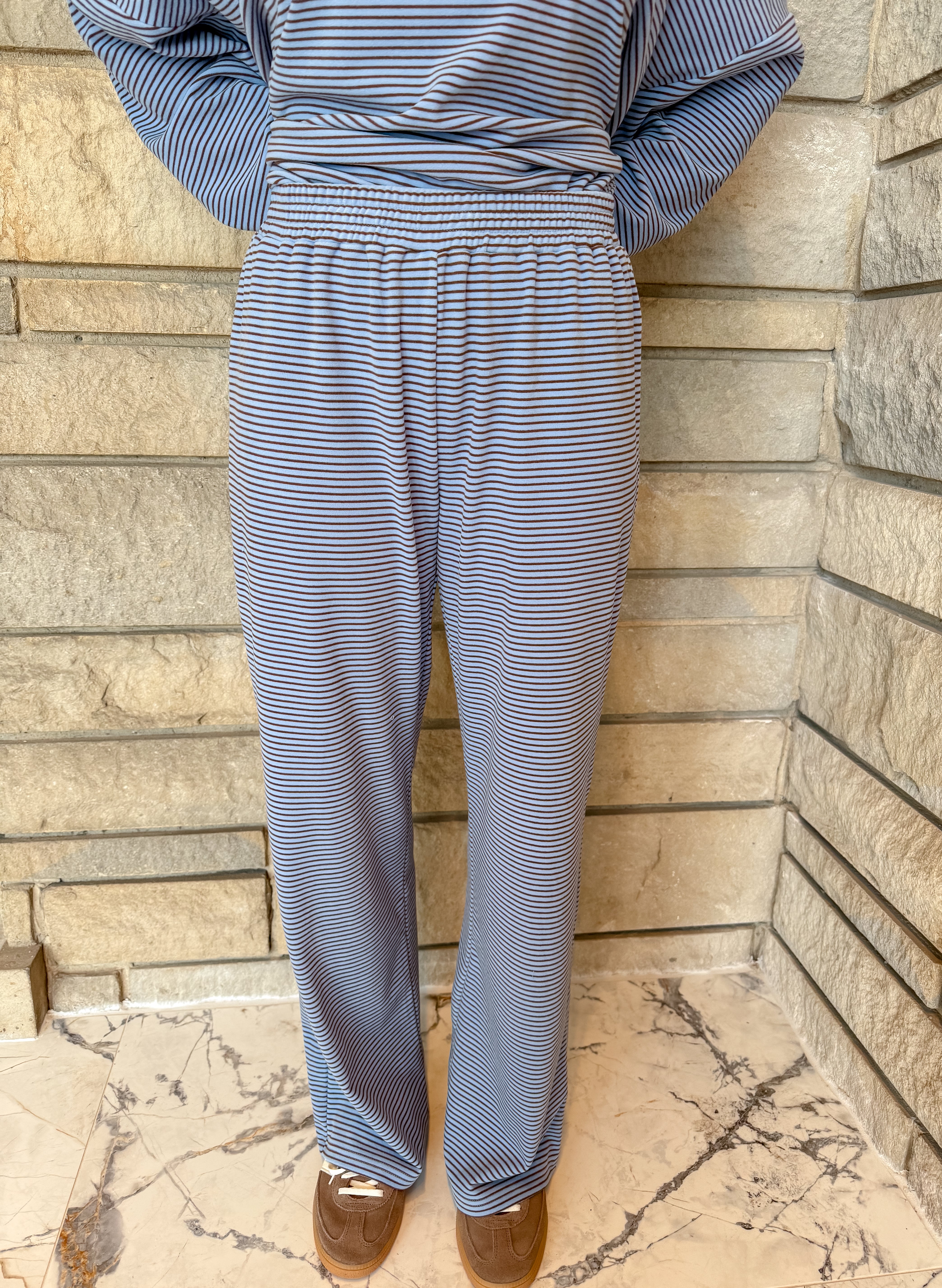 Nelle Striped Oversized Set