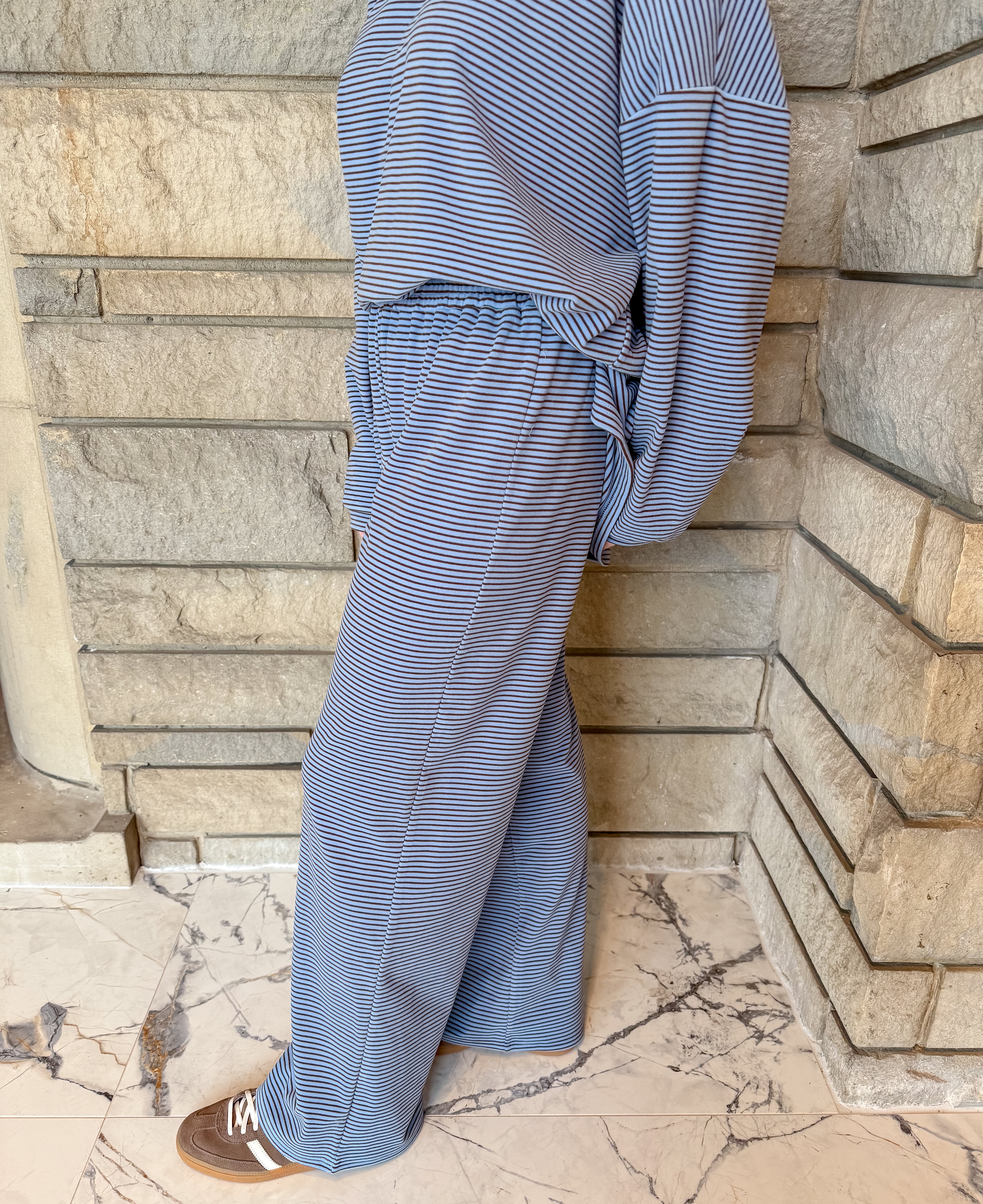 Nelle Striped Oversized Set