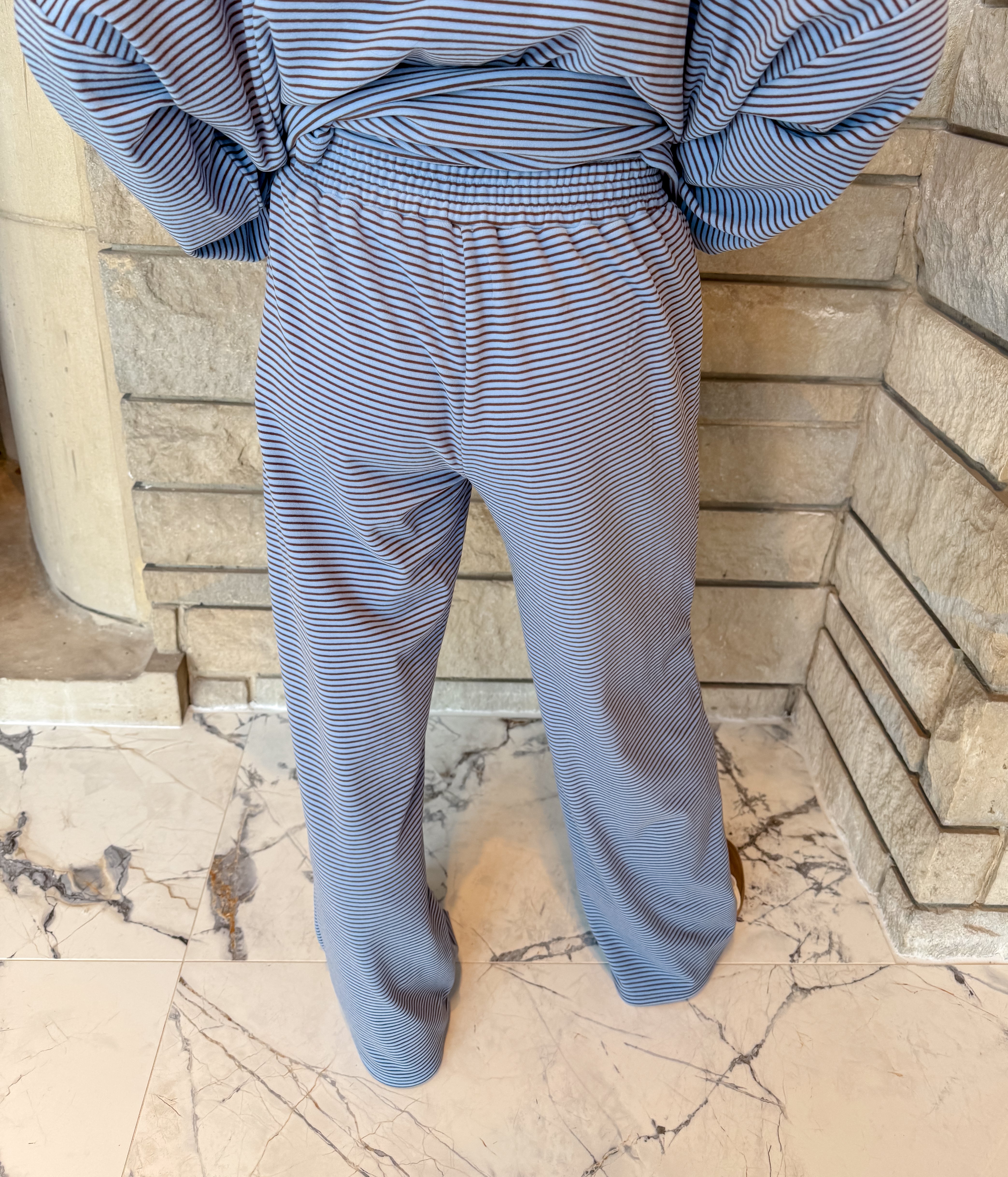 Nelle Striped Oversized Set