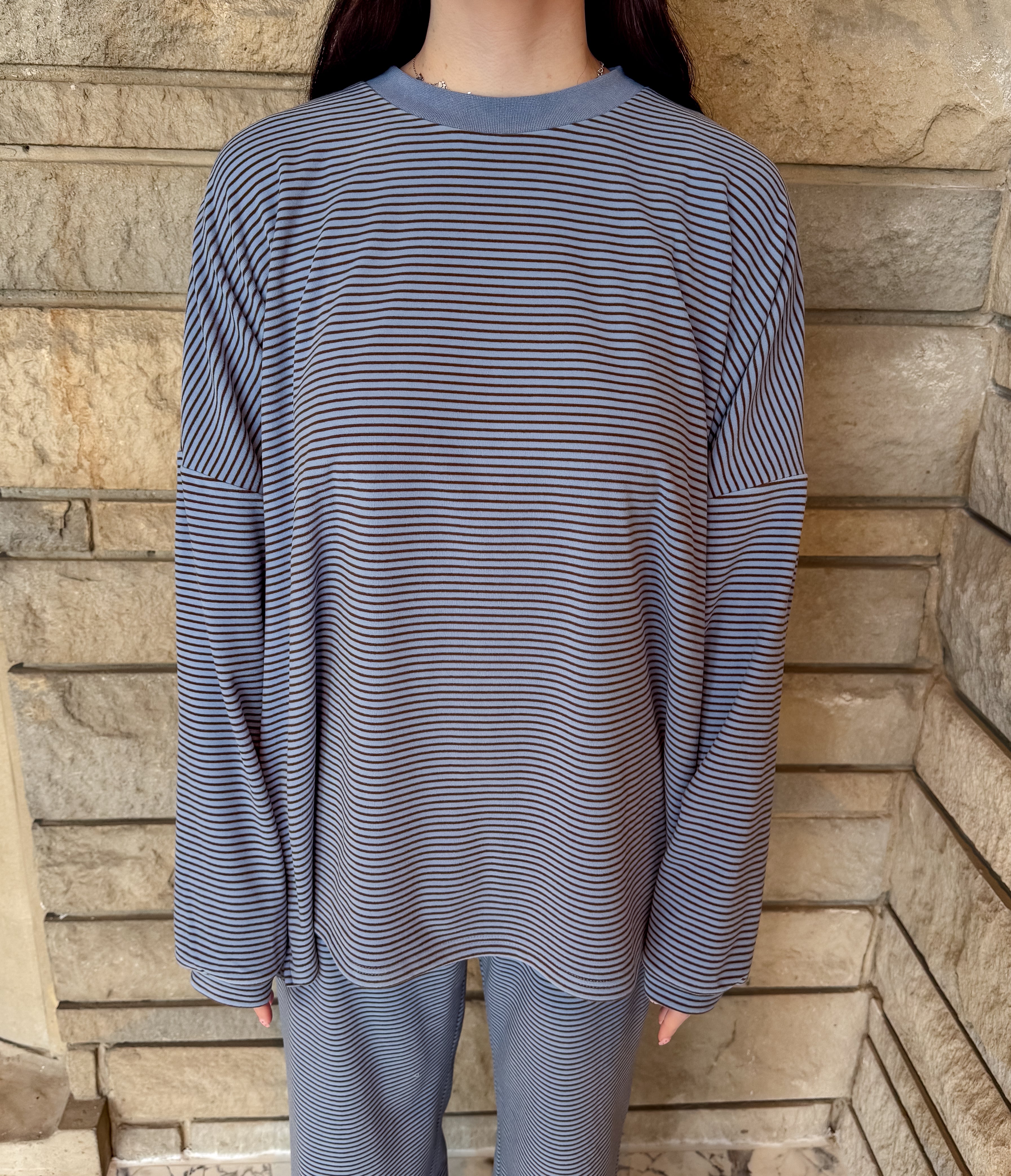 Nelle Striped Oversized Set