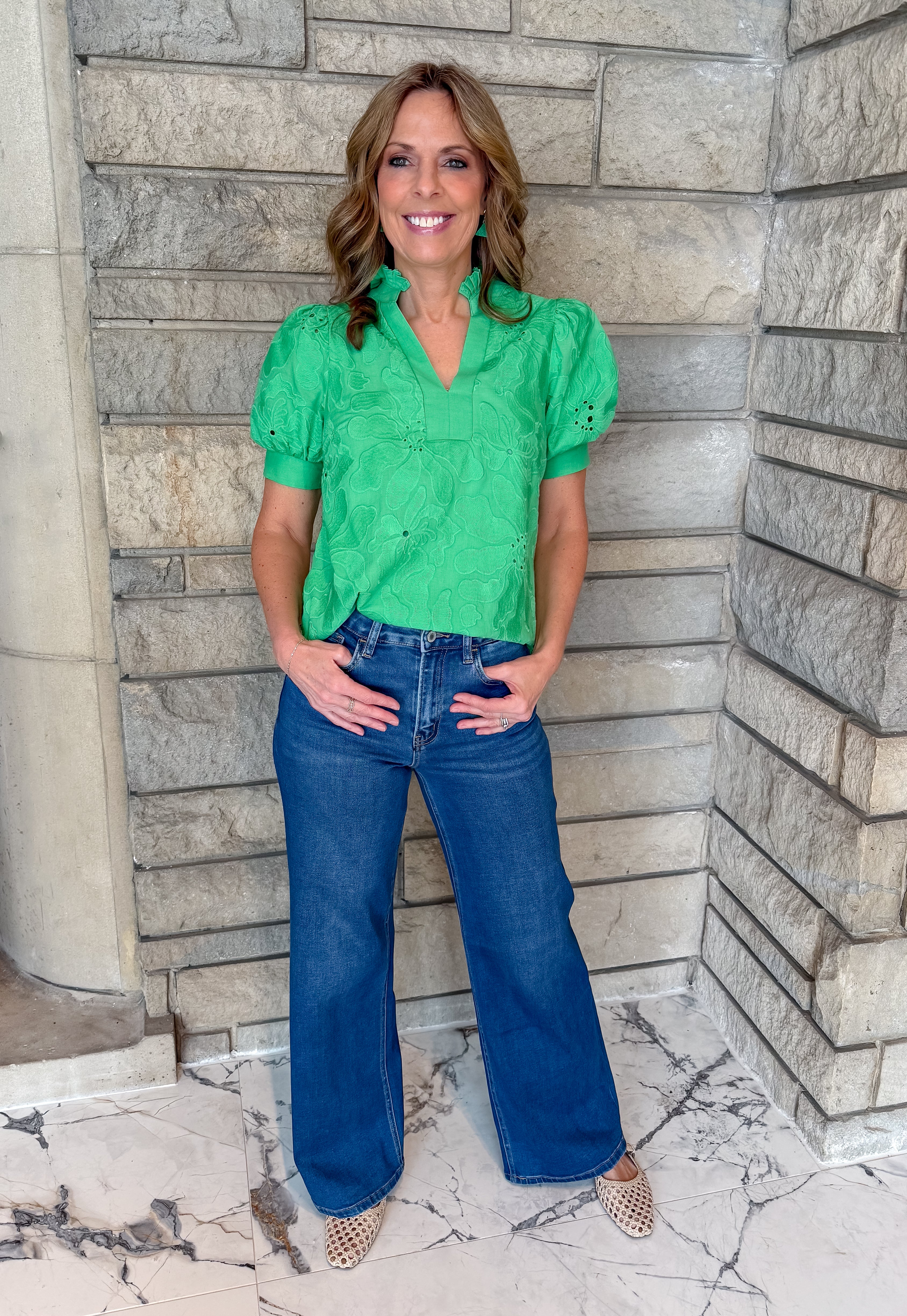 Ada Floral Embroidered Top