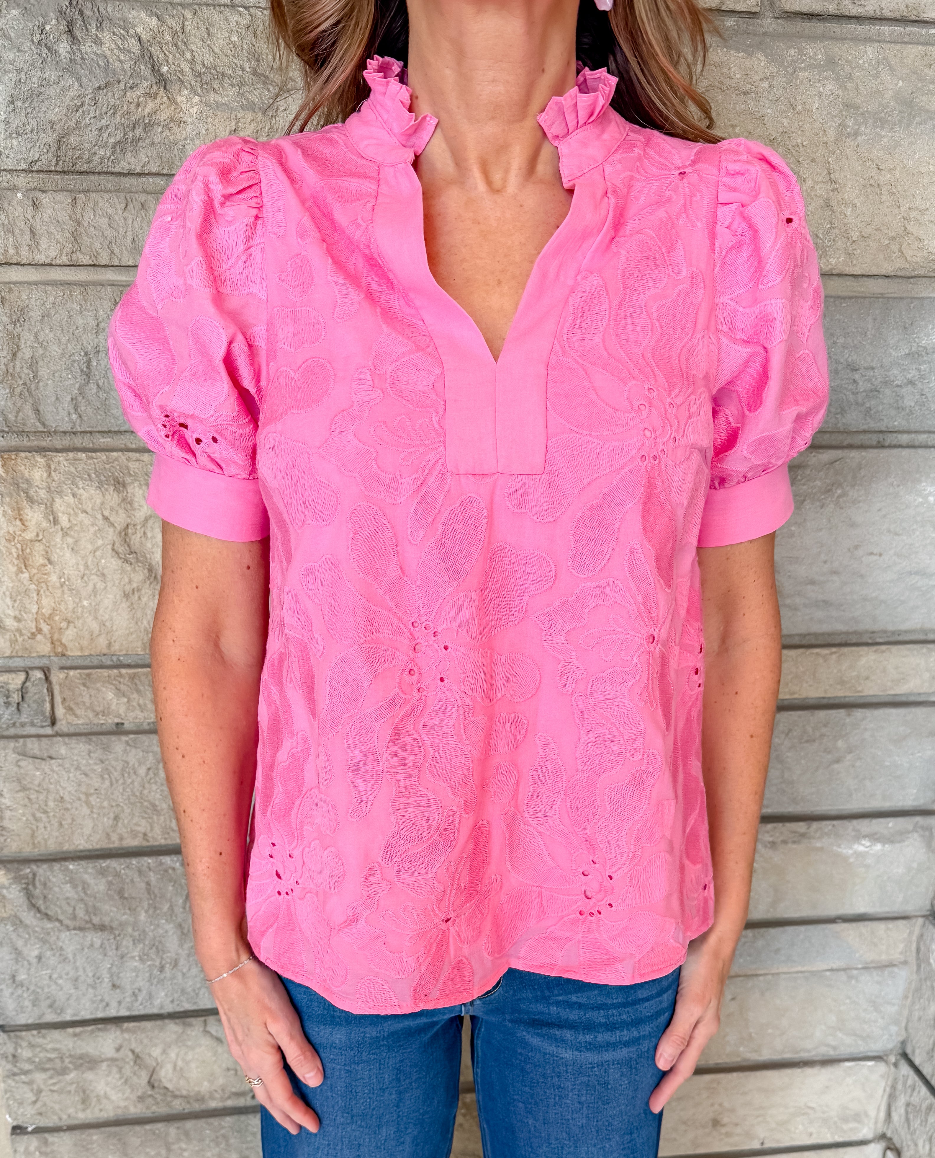 Ada Floral Embroidered Top