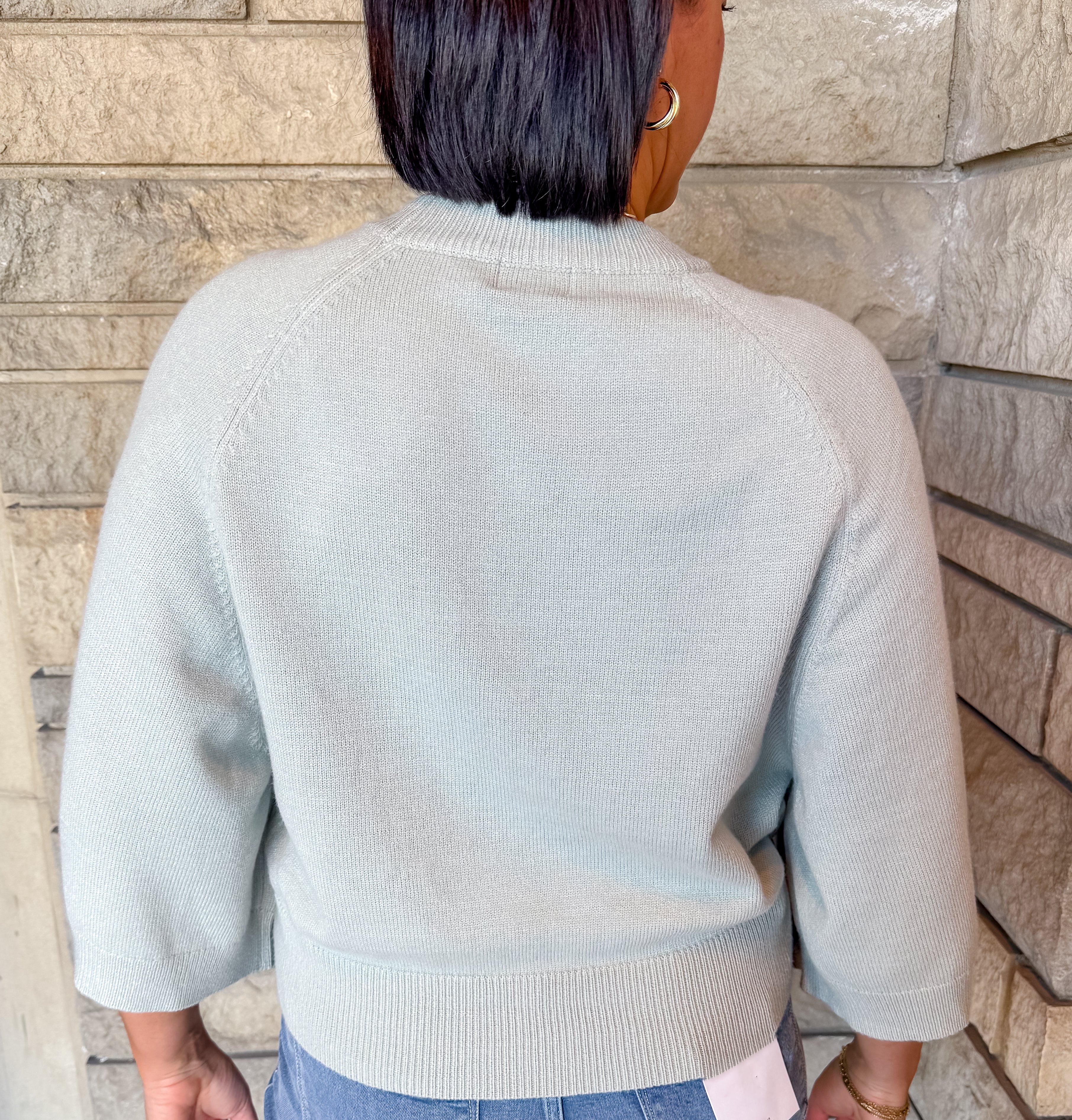 Mira Raglan Wide Sleeve Sweater