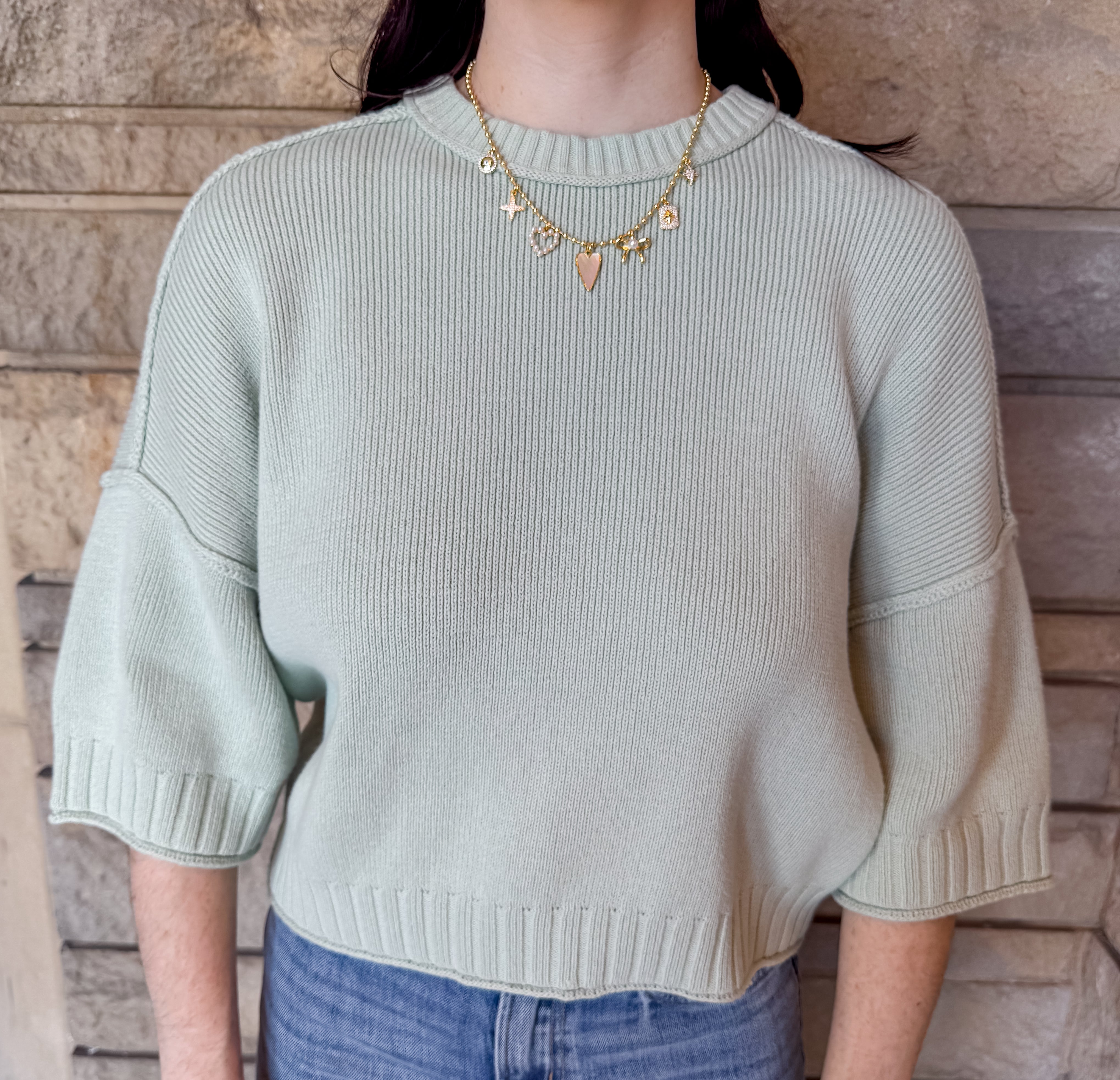 Nadia Boxy Cropped Sweater