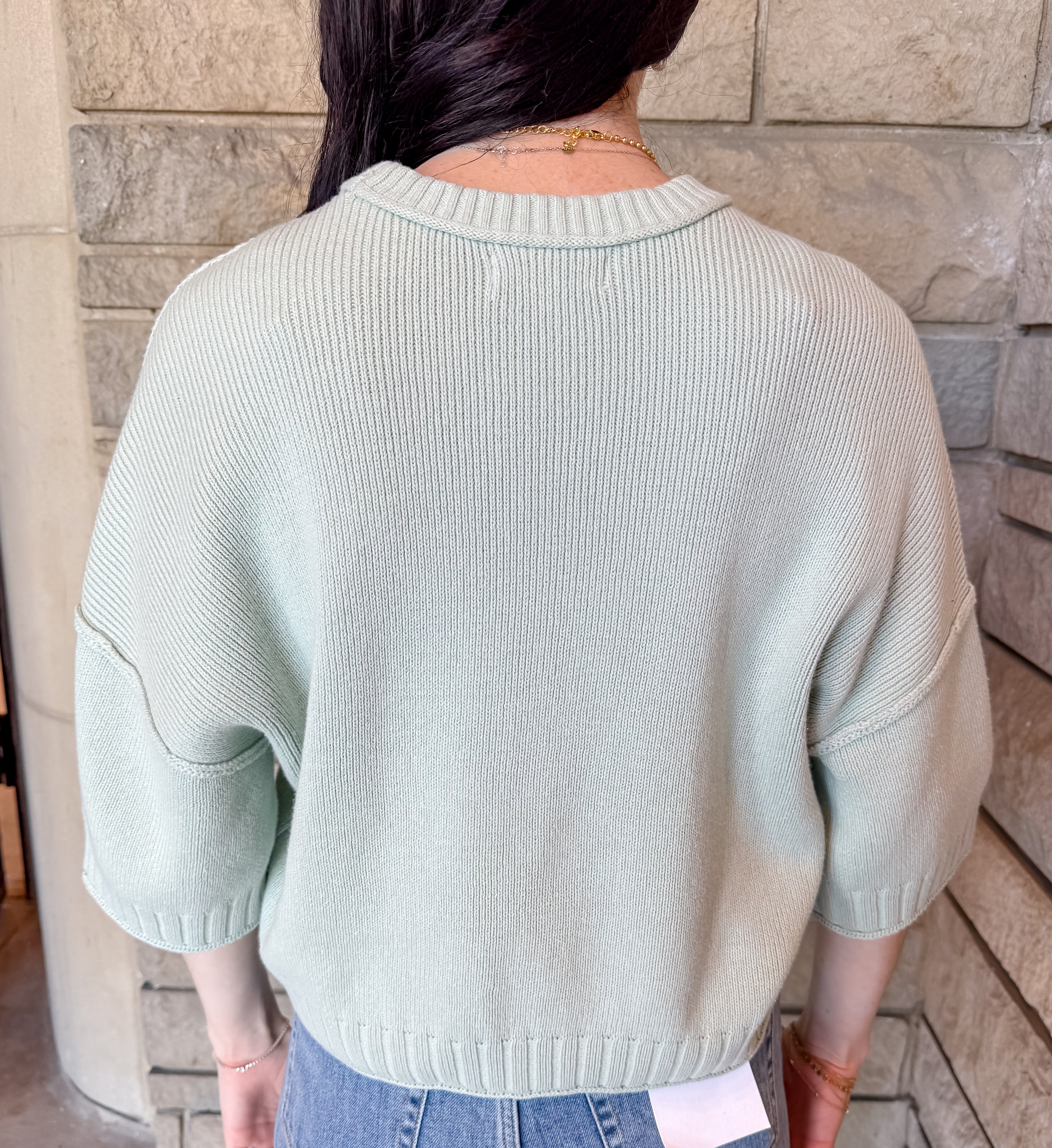 Nadia Boxy Cropped Sweater