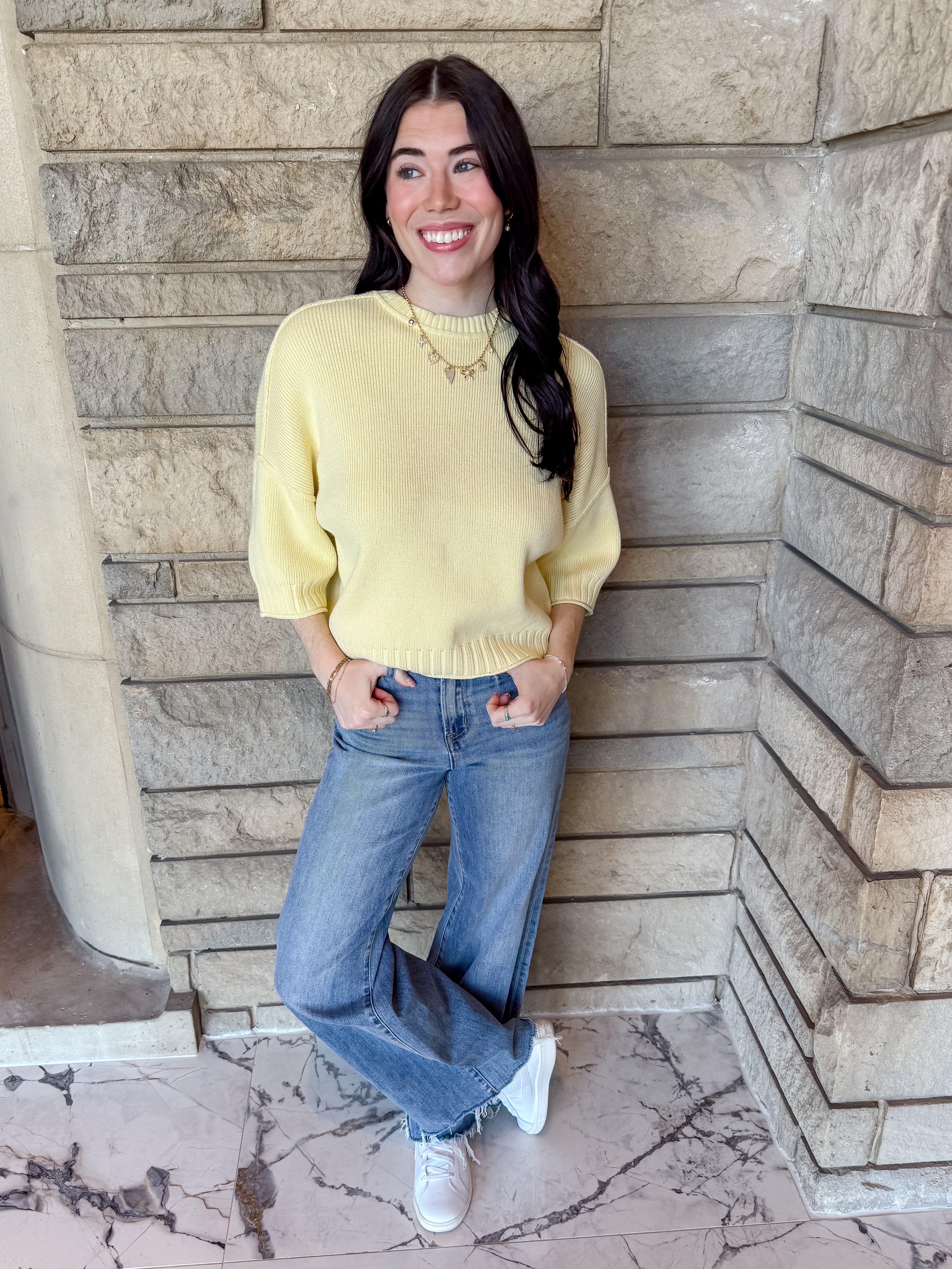 Nadia Boxy Cropped Sweater