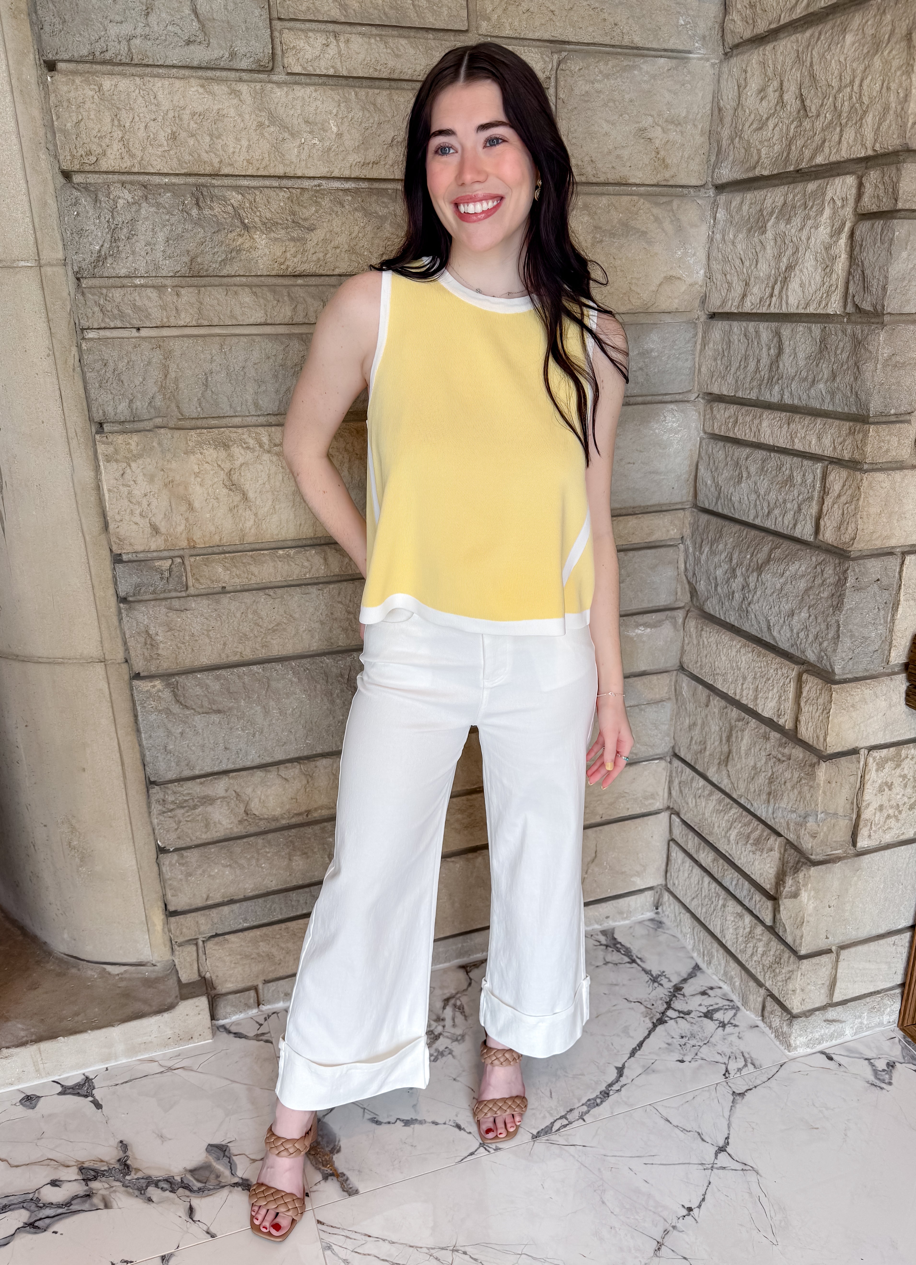 Gianina Wide Leg Cuff Pants