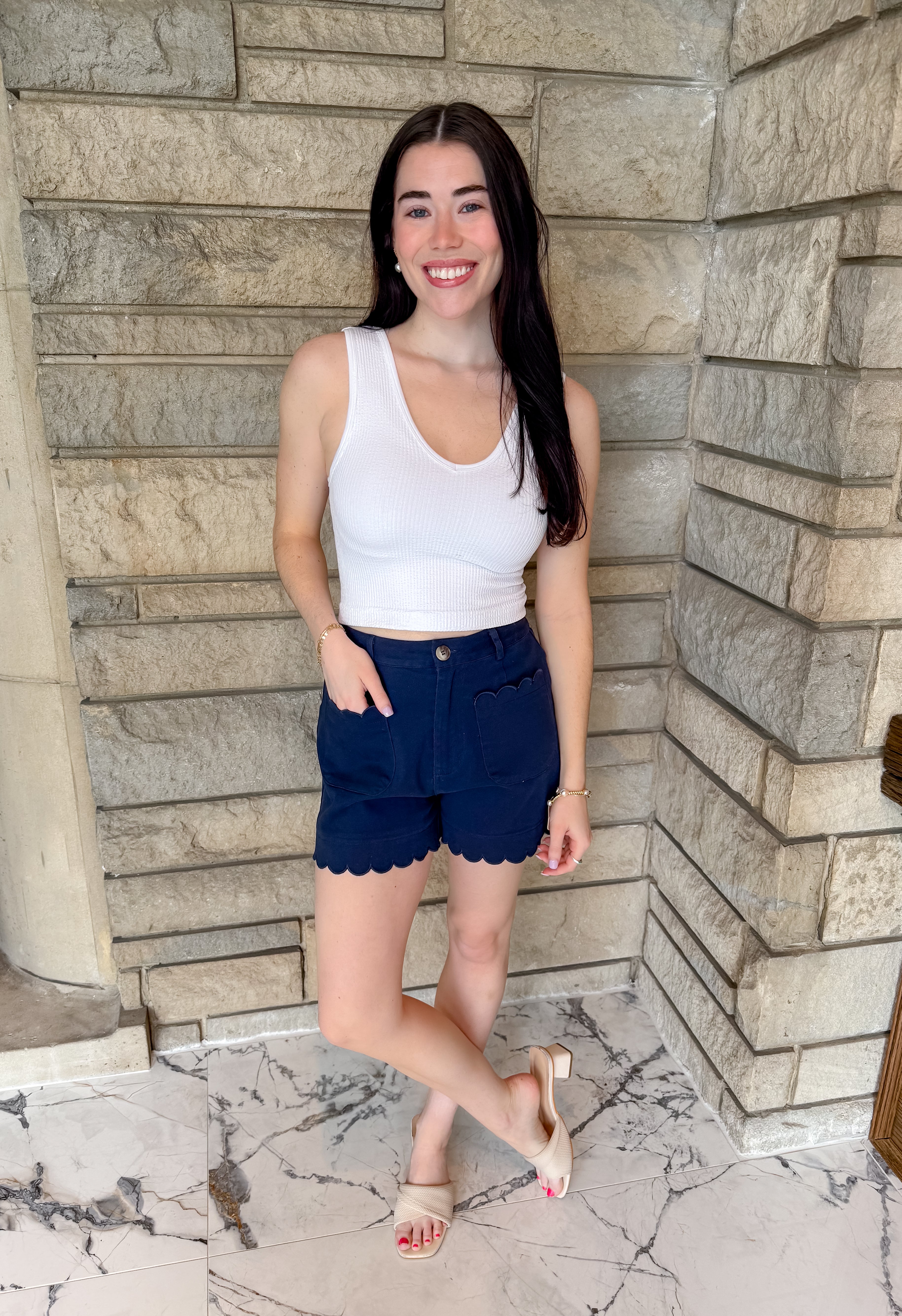 Selma Scallop Shorts
