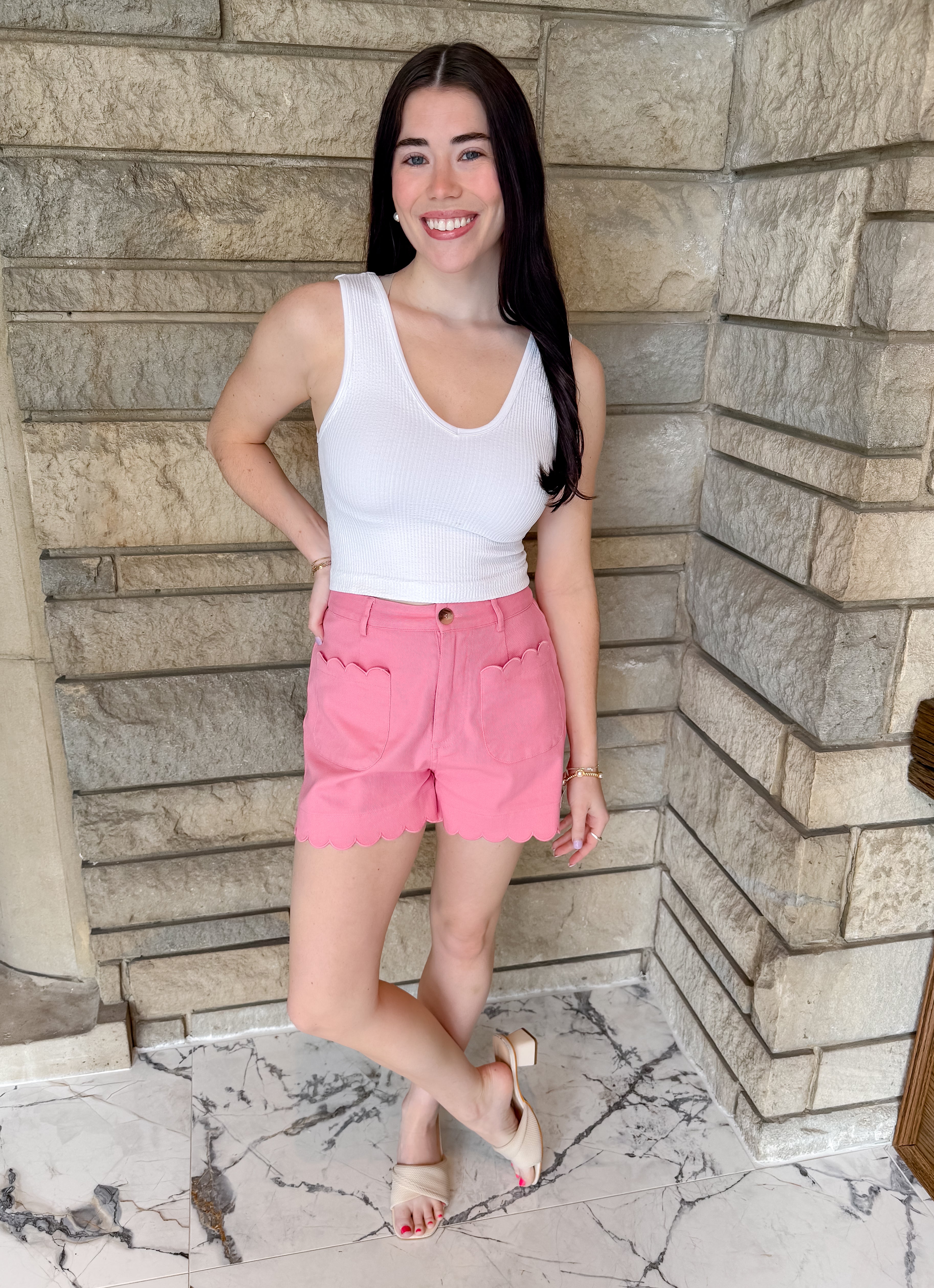 Selma Scallop Shorts