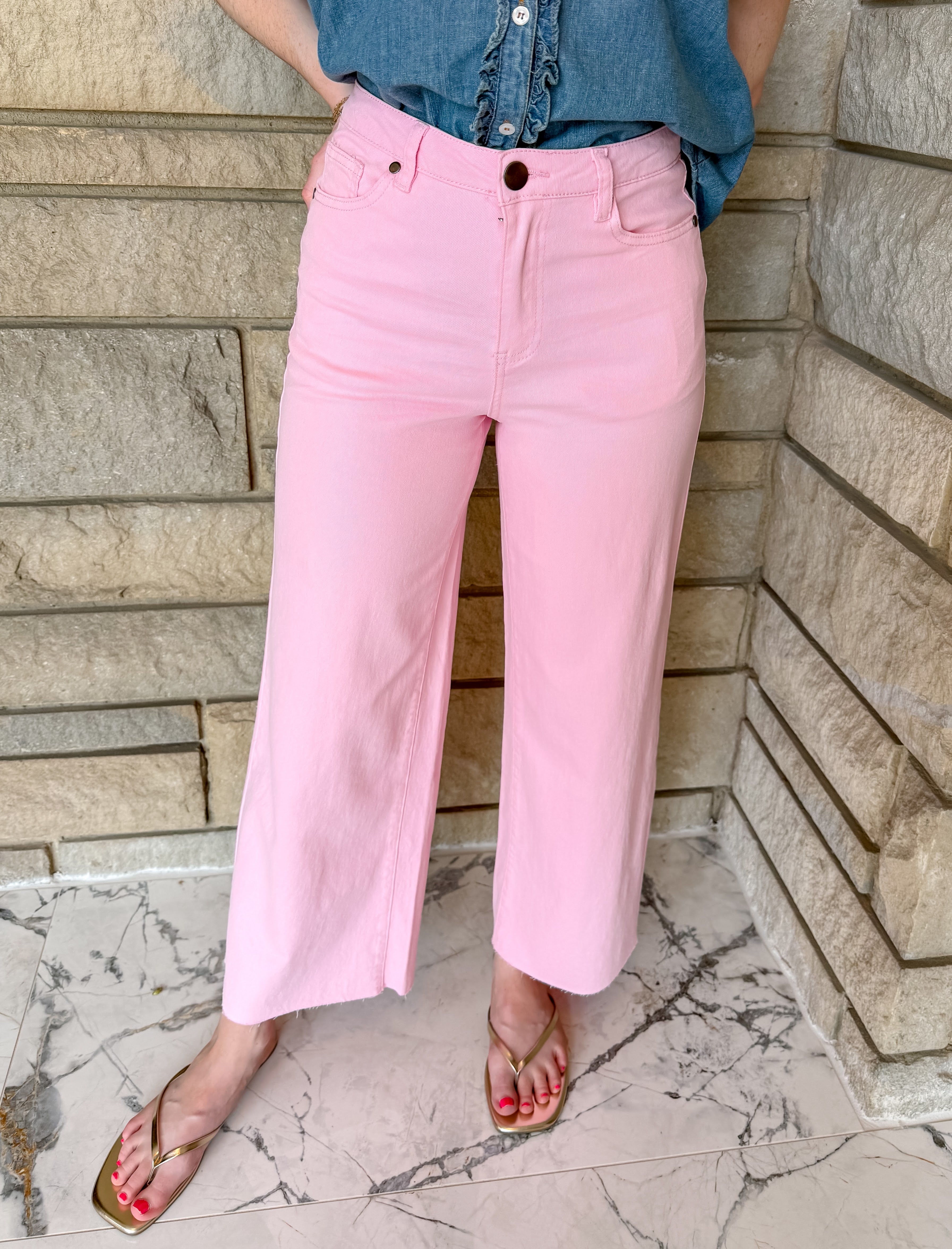 Kimora Wide Leg Ankle Pants