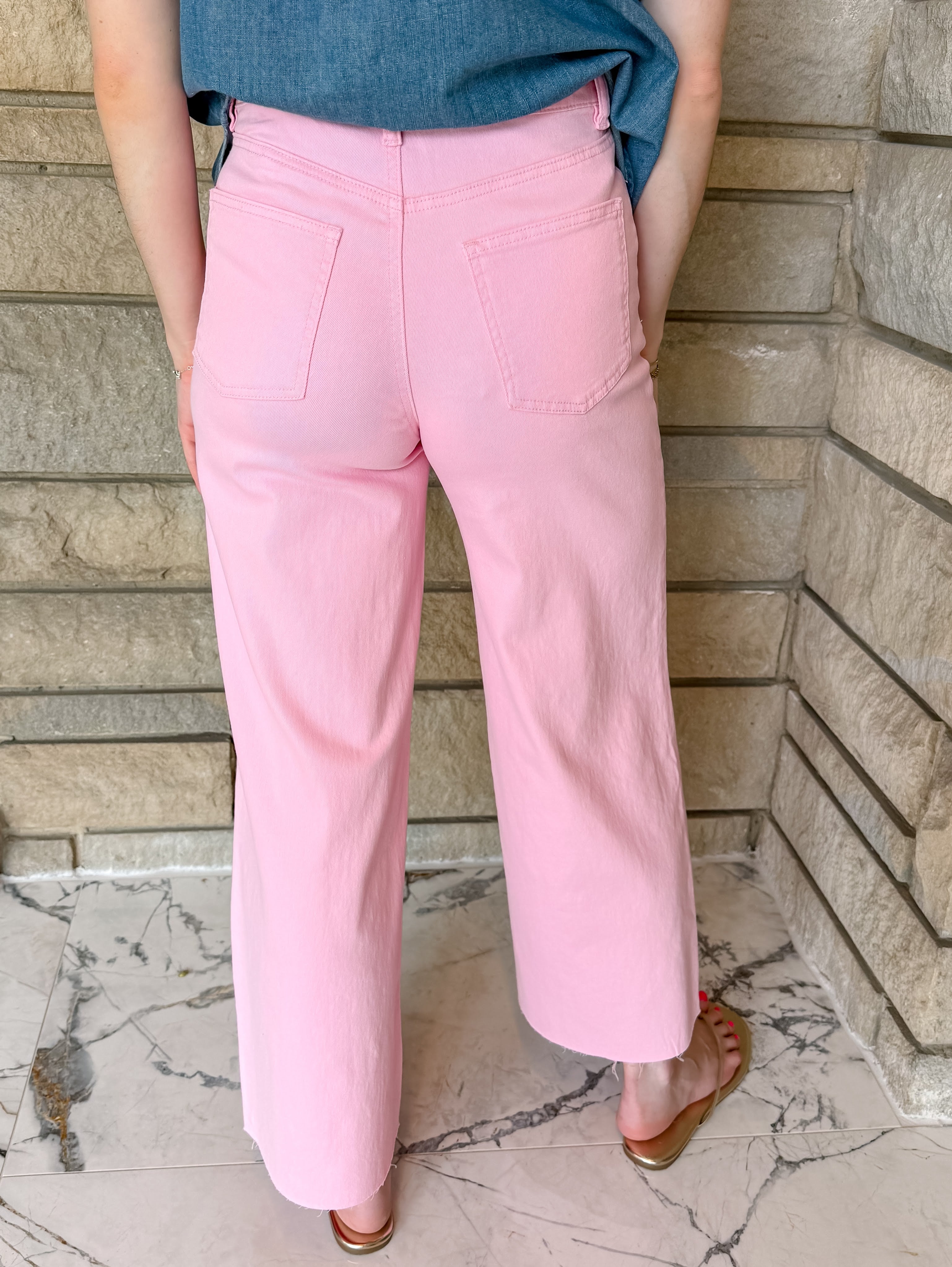 Kimora Wide Leg Ankle Pants