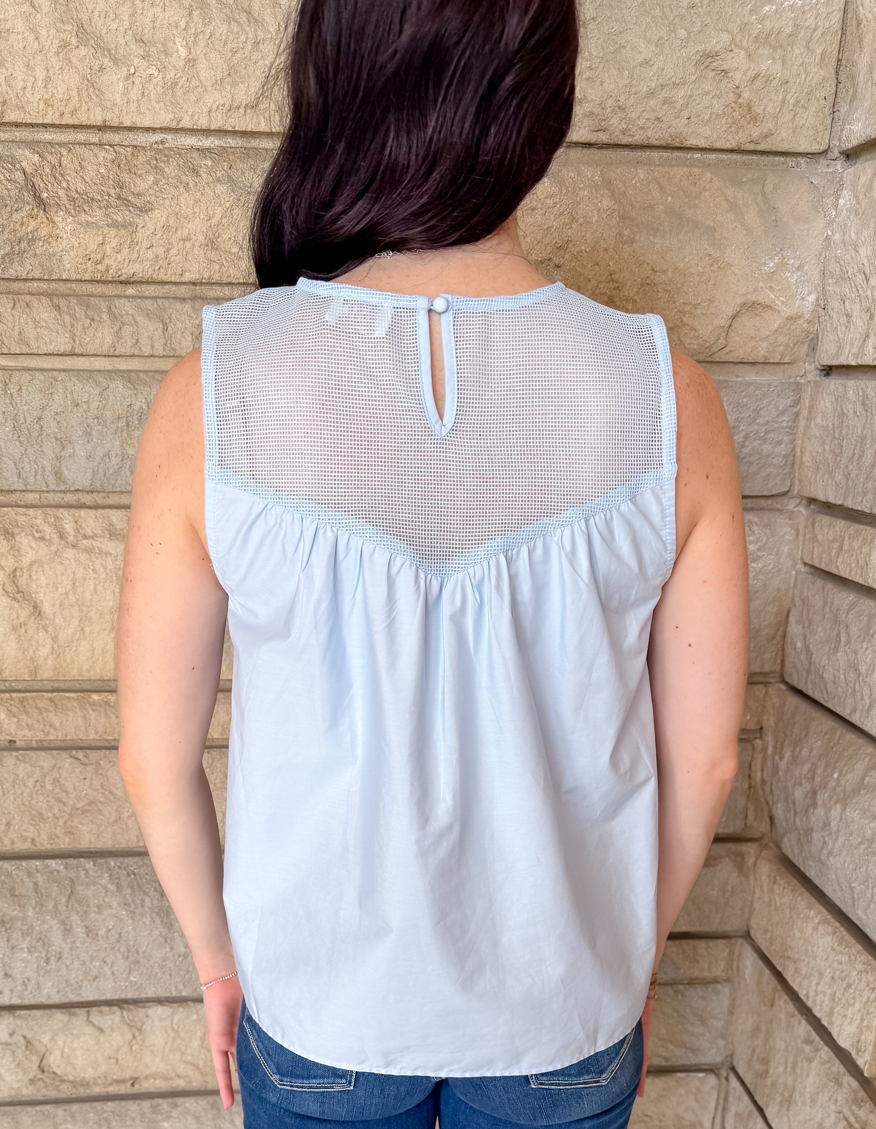 Vienna Mix Media Lace Top
