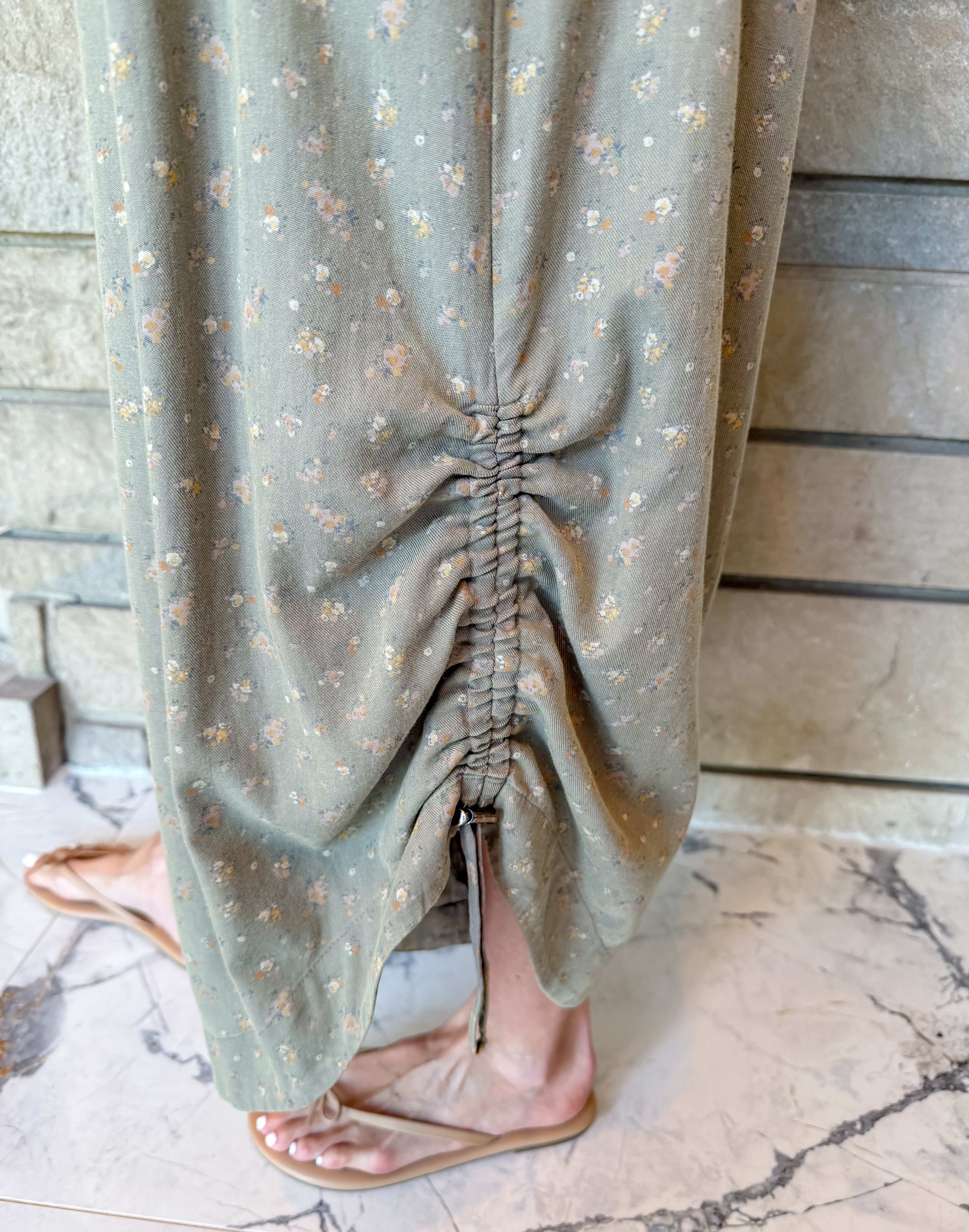 Coco Printed Cinch Leg Pants