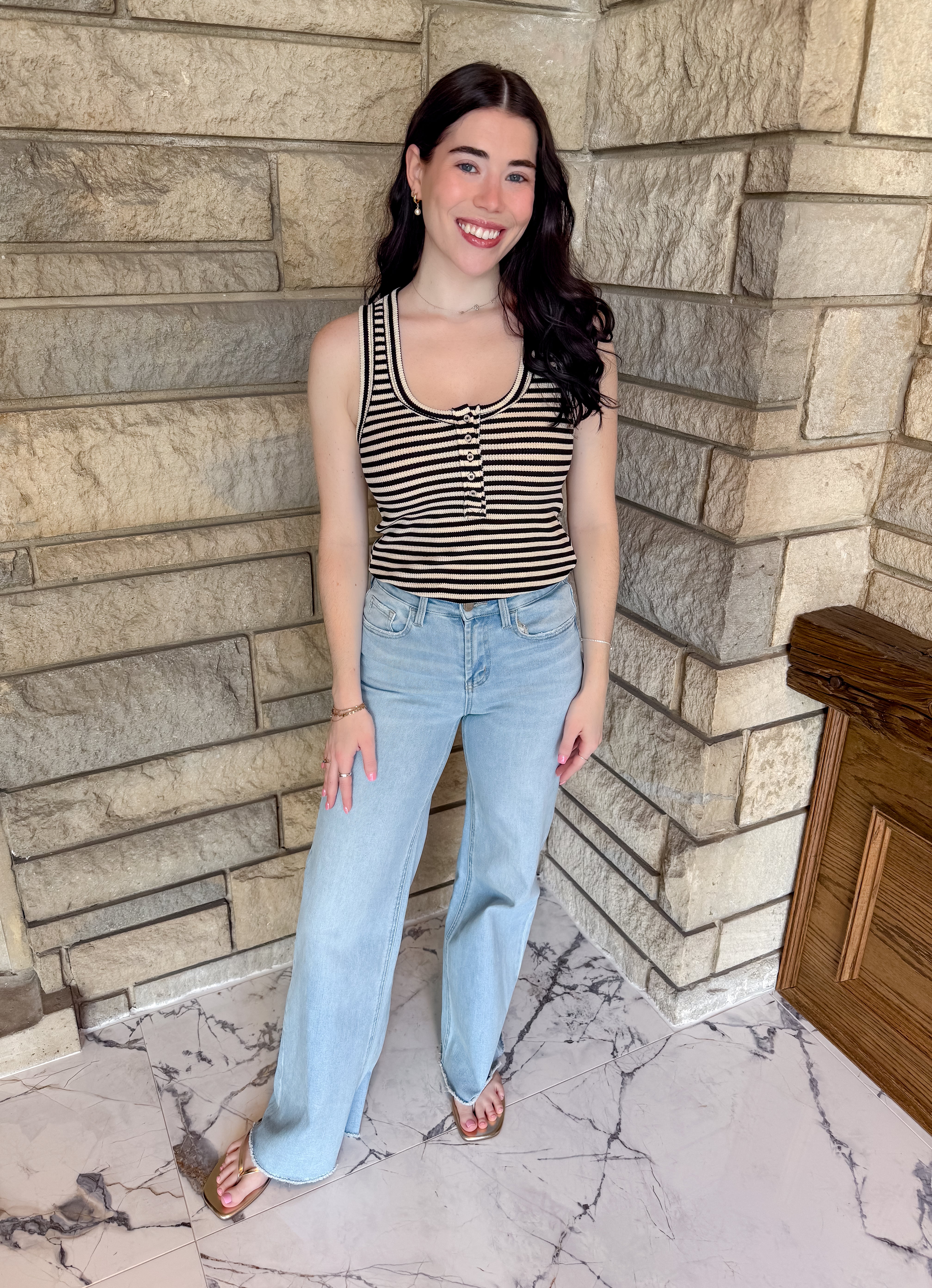 Kaela Striped Tank