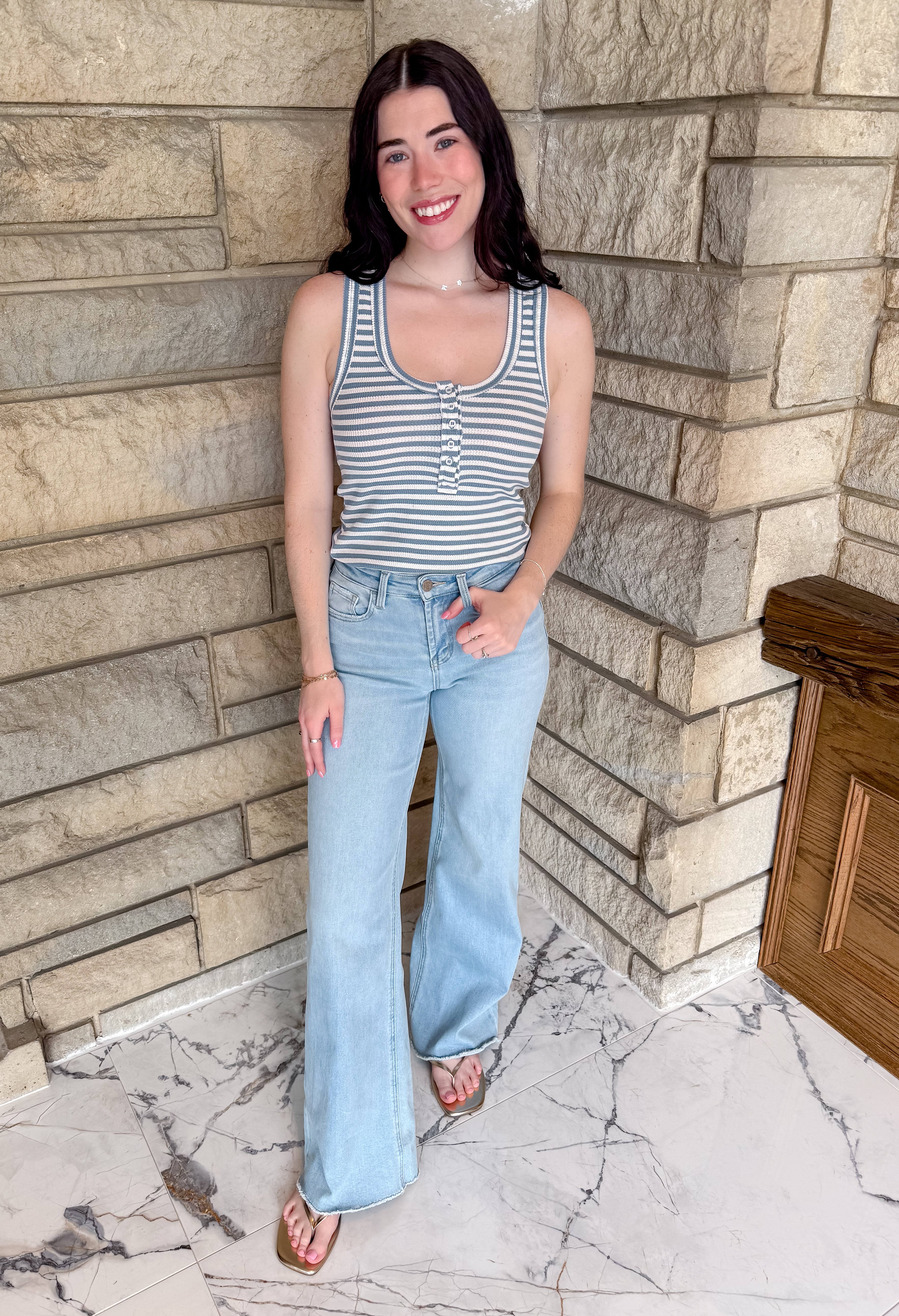 Kaela Striped Tank