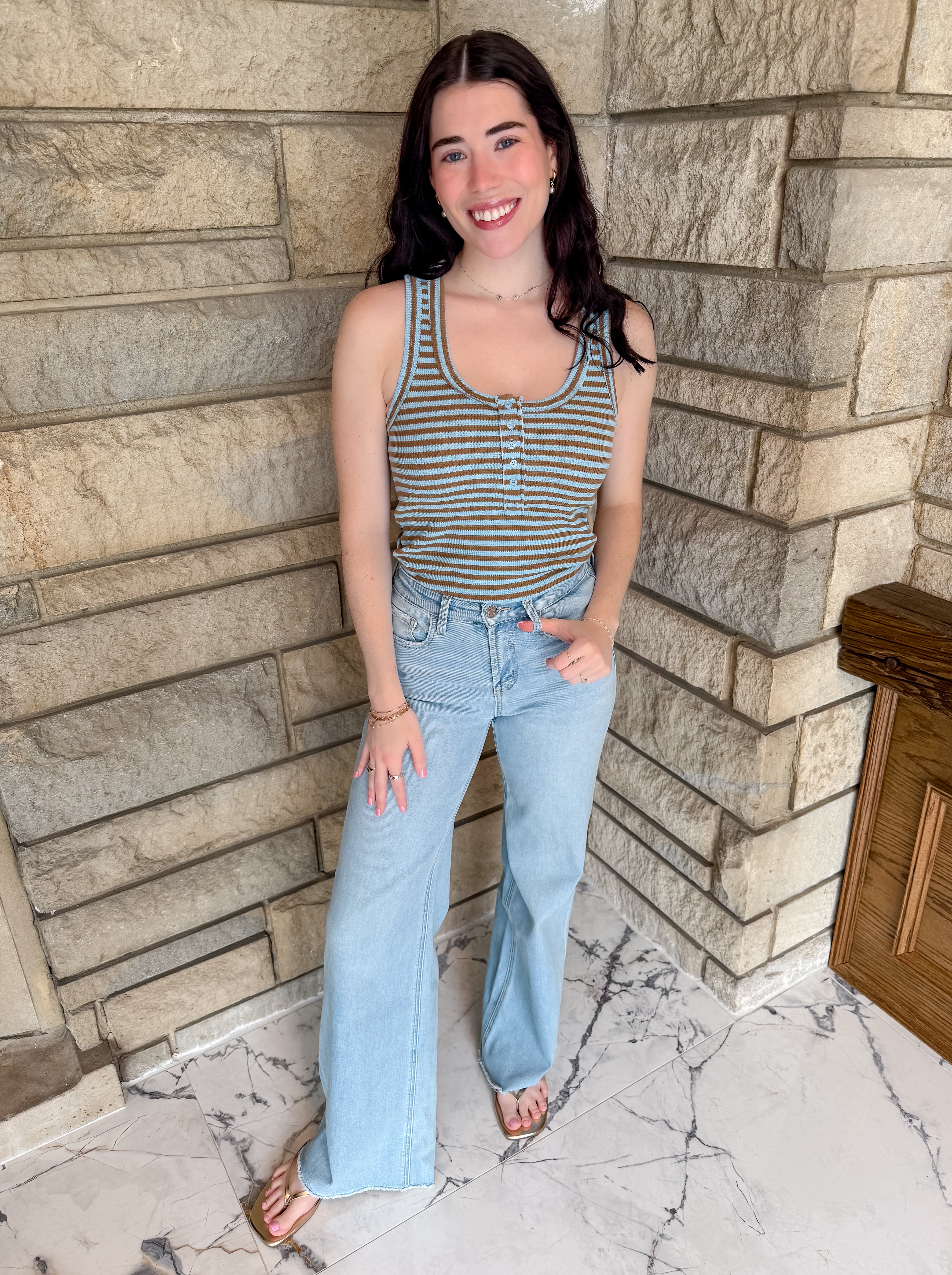 Kaela Striped Tank