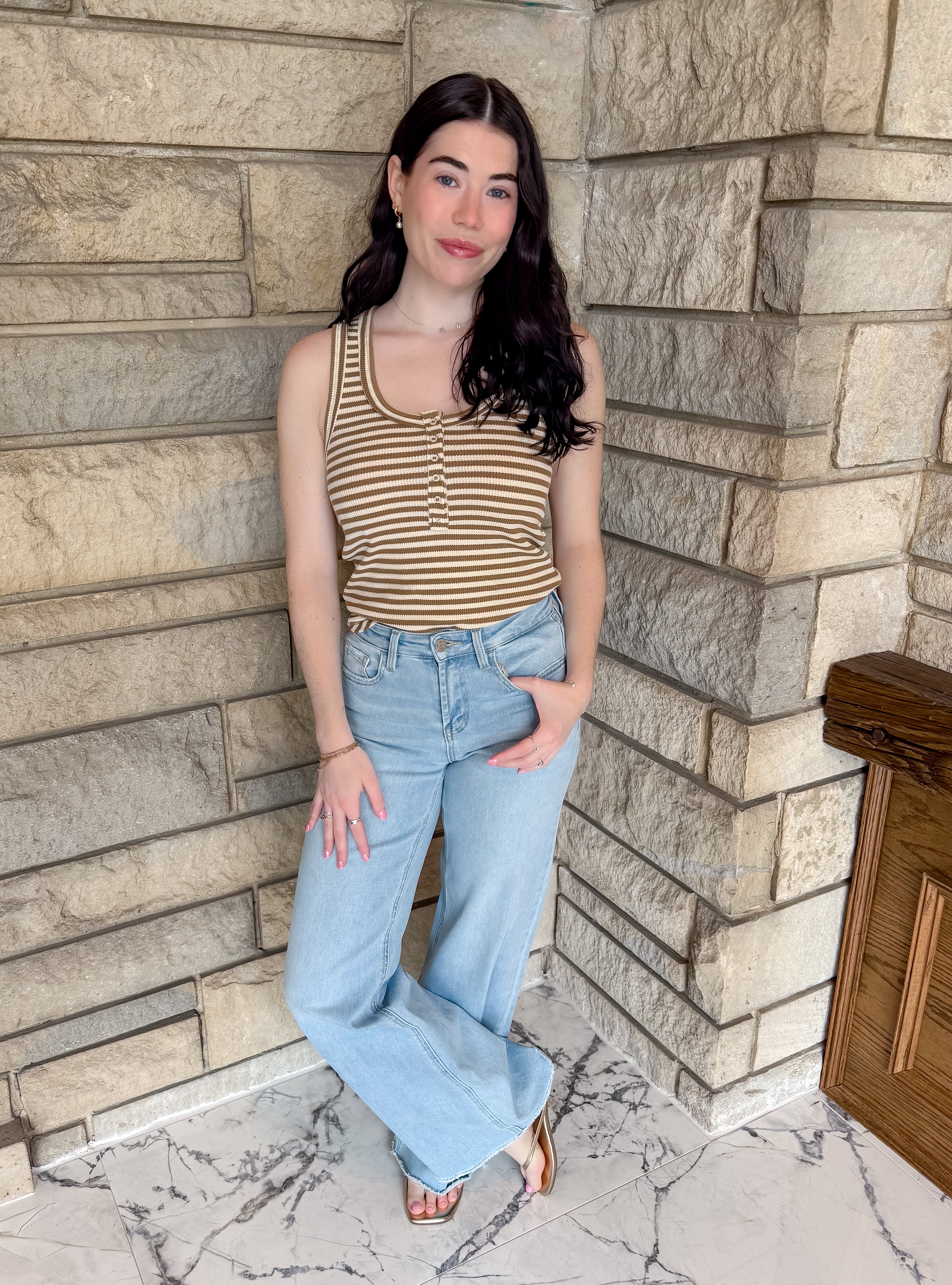 Kaela Striped Tank