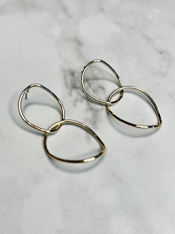 Linked Circle Earrings