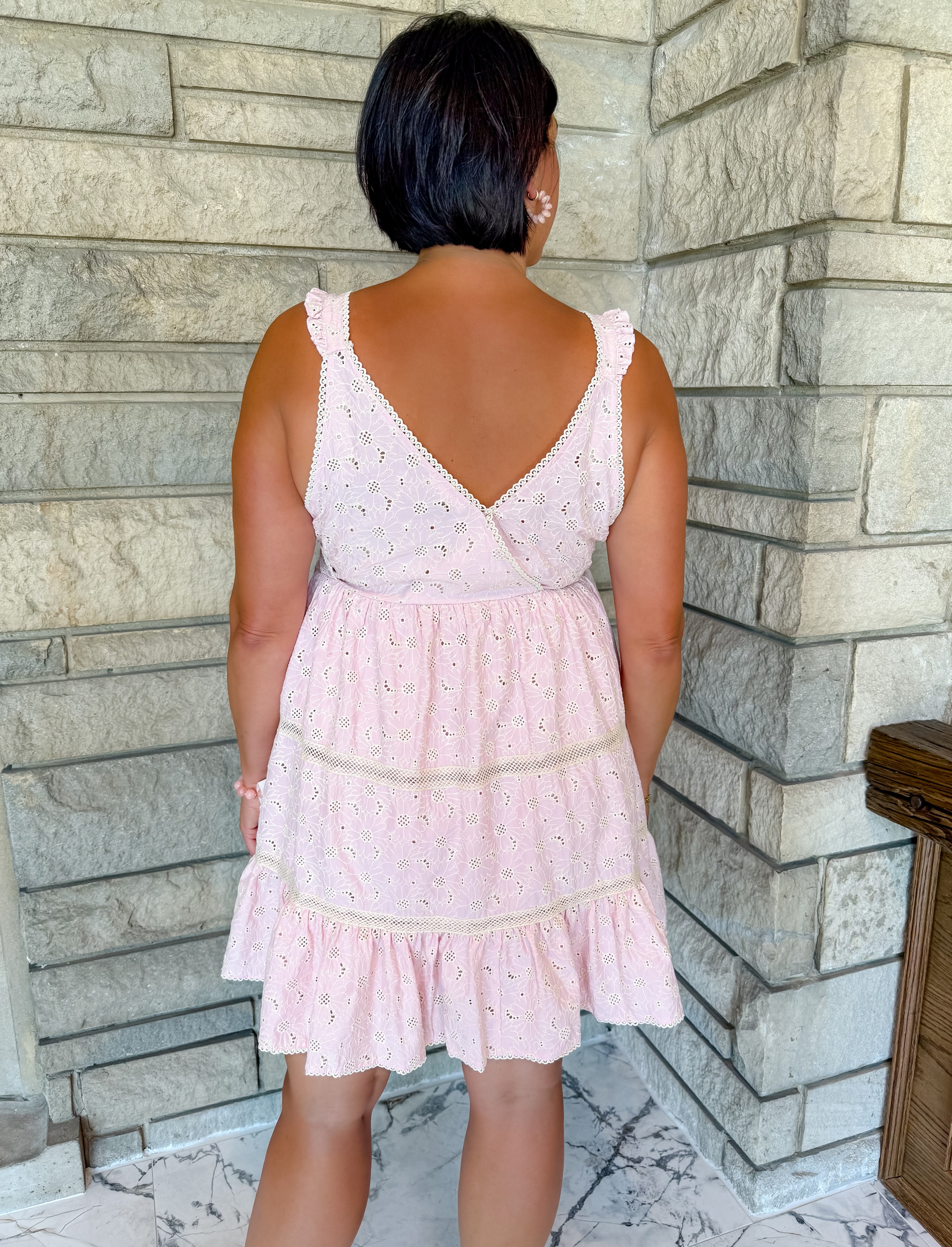 Bethany Eyelet Embroidered Dress