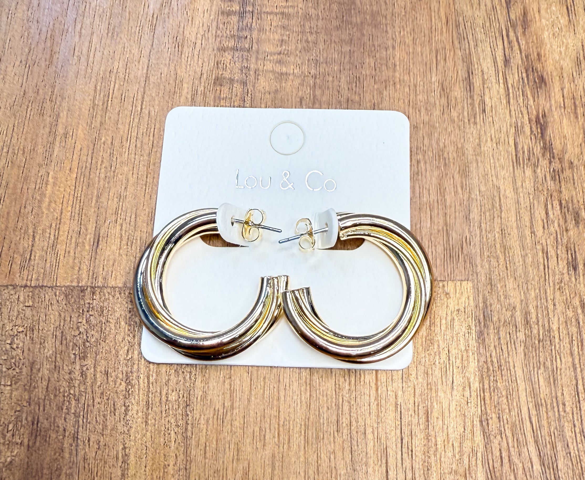3 Twist Hoop Earrings