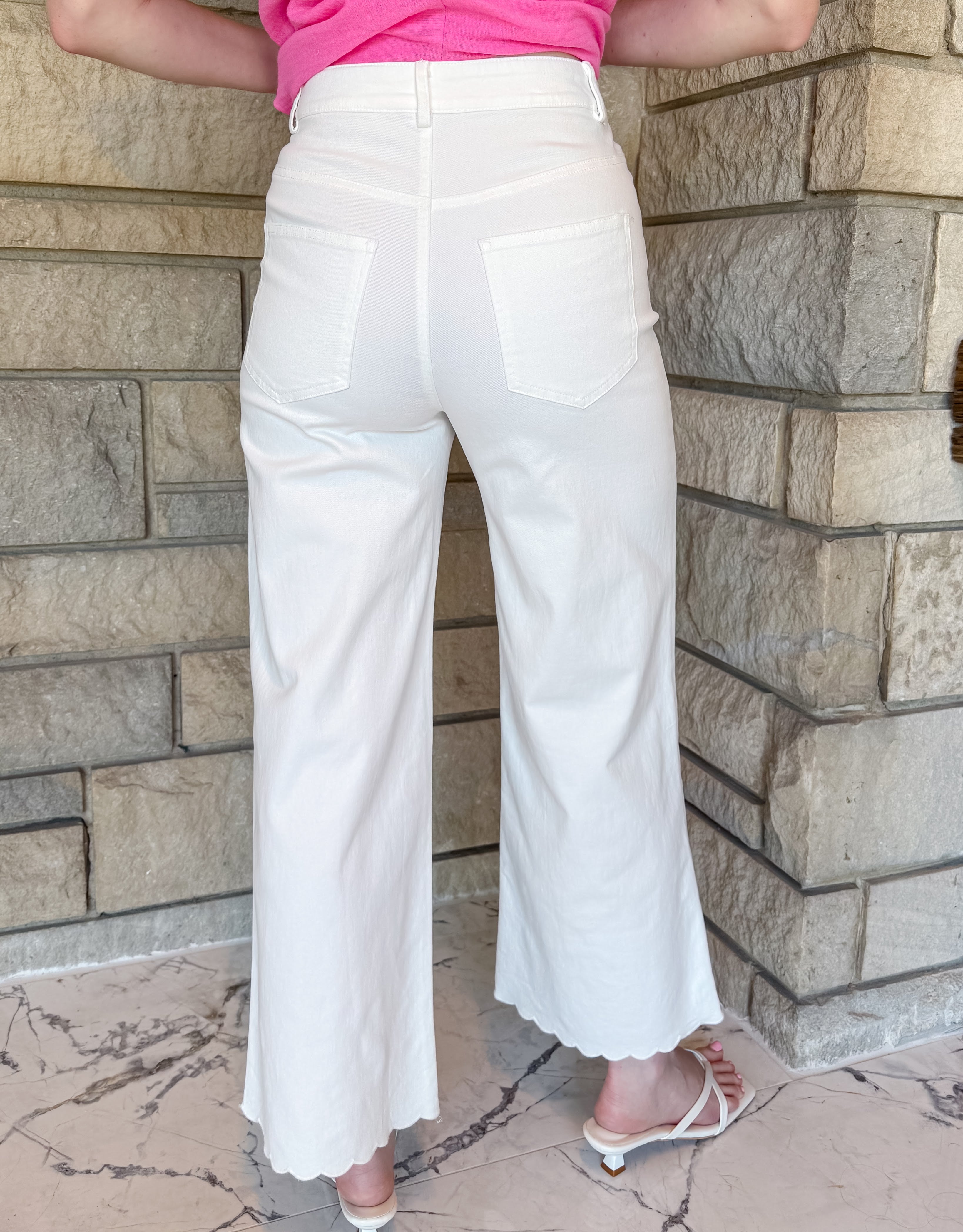 Molly Embroidered Hem Pants