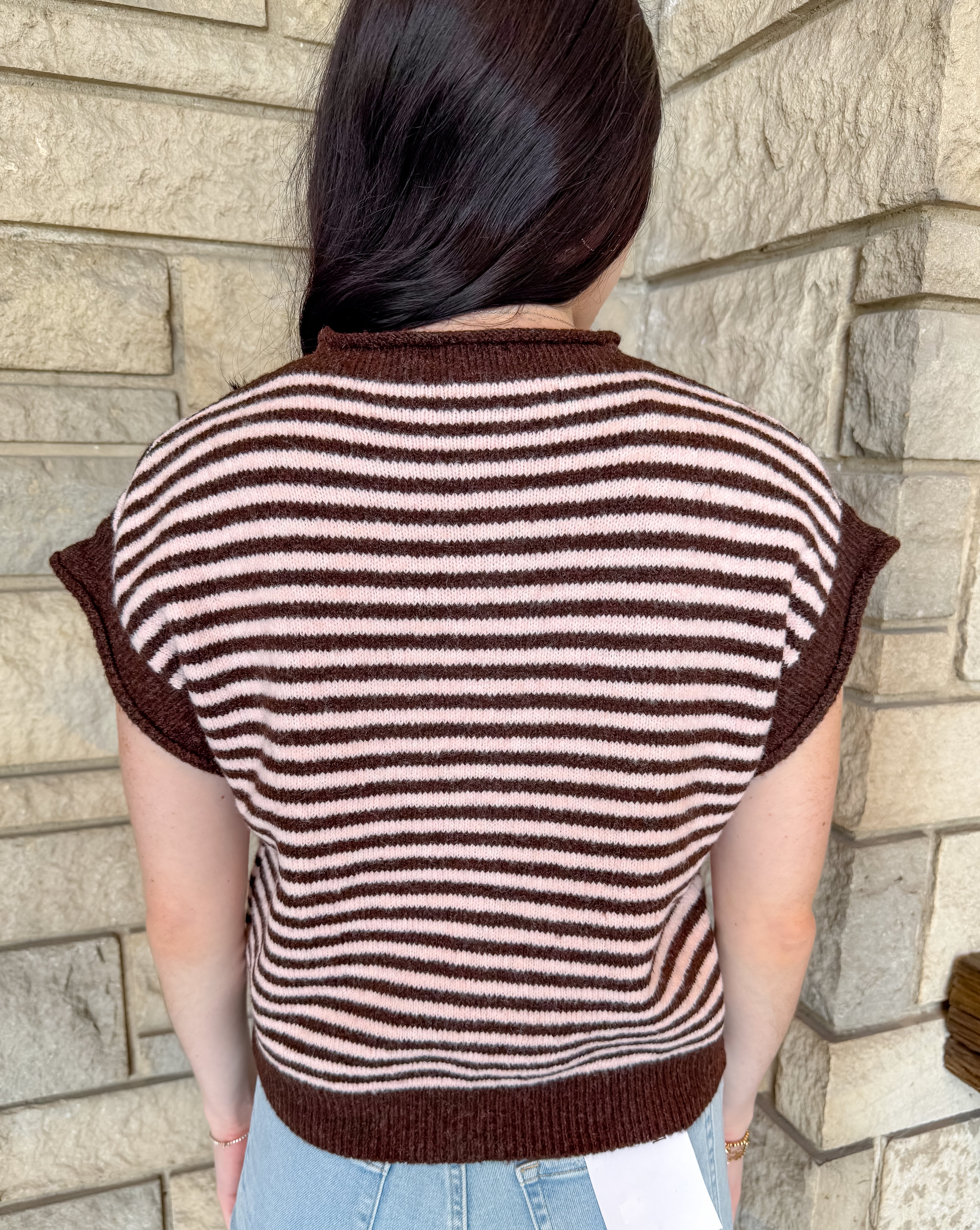 Camie Striped Cap Cardigan