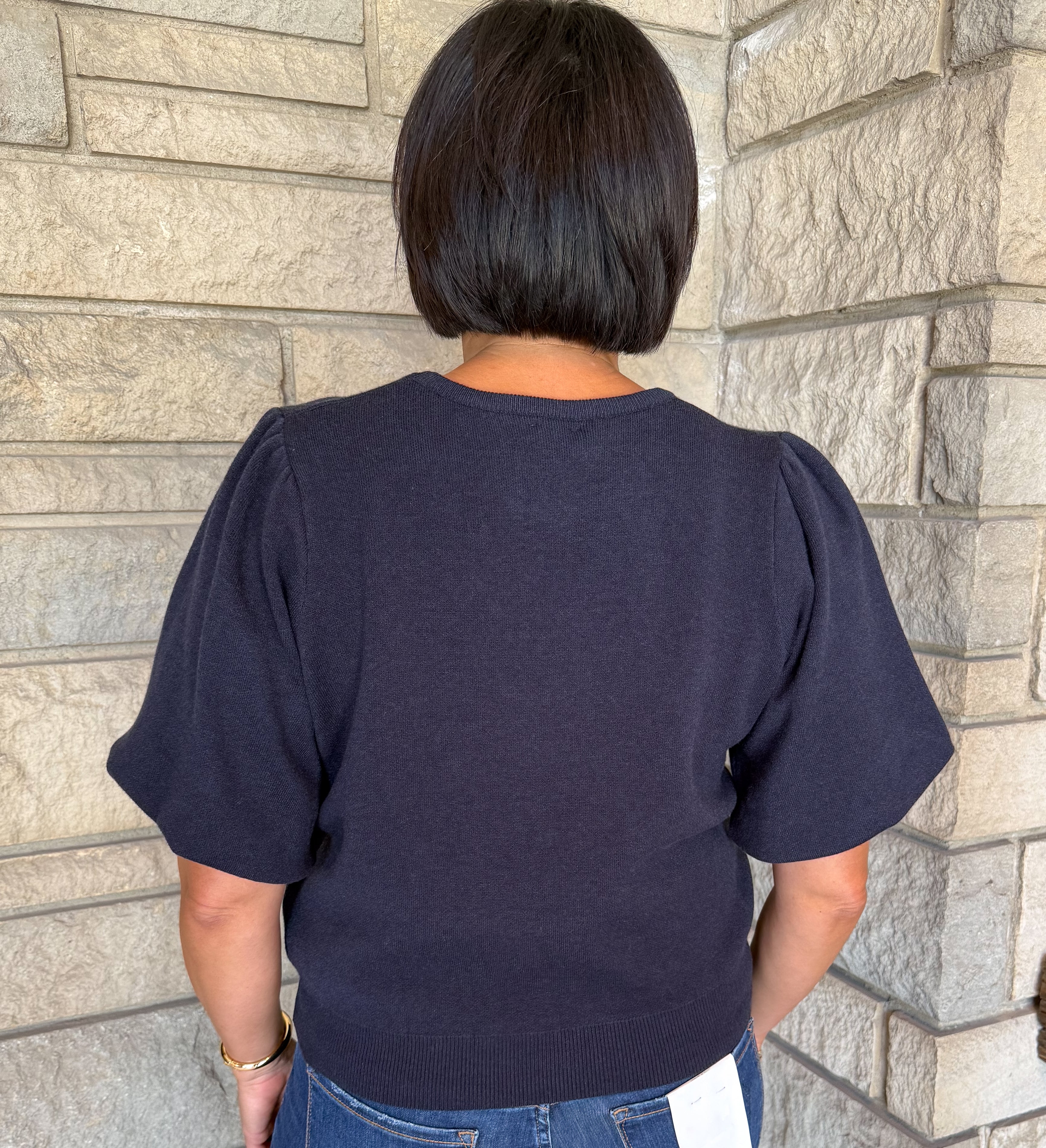 Lola Bubble Sleeve Sweater