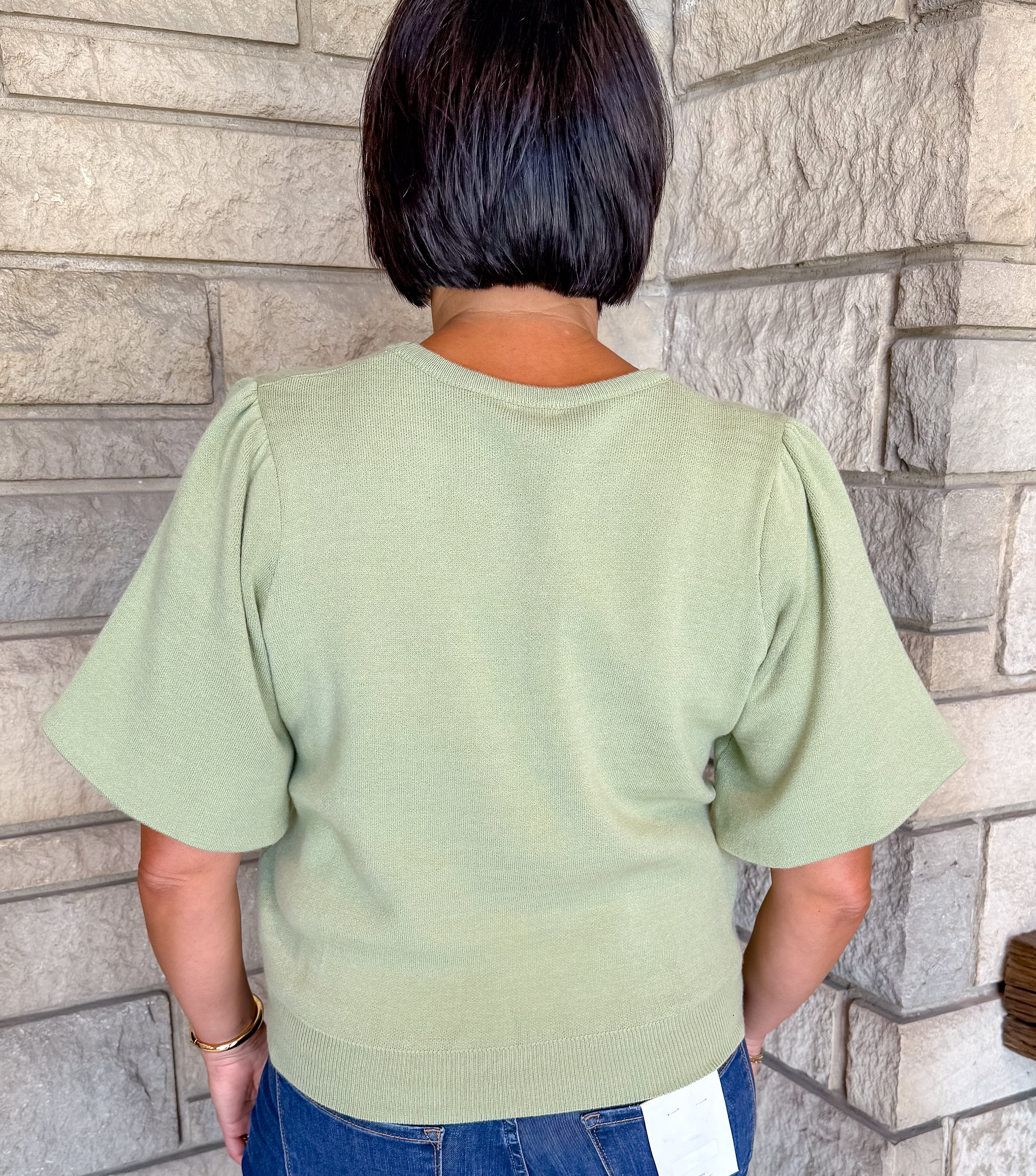 Lola Bubble Sleeve Sweater