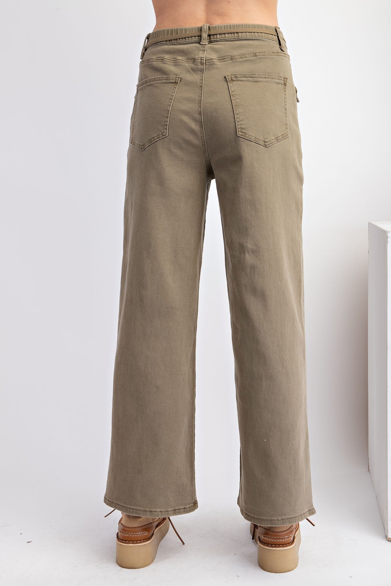 Jaycie Tie-Belt Utility Pants