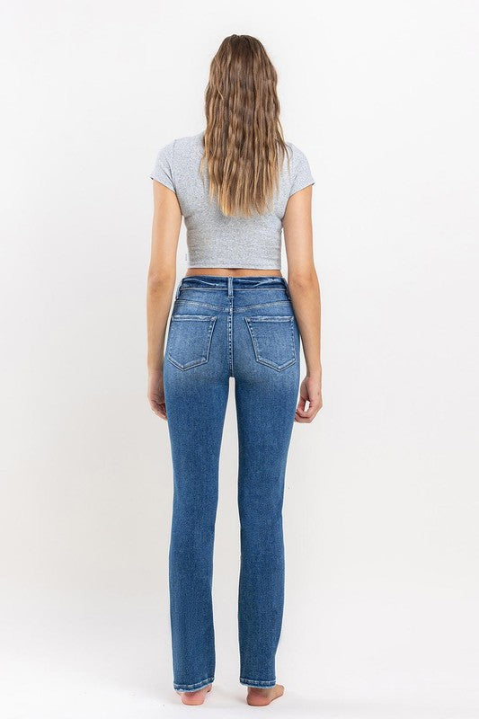 Jeanne Full Length Slim Straight Jeans