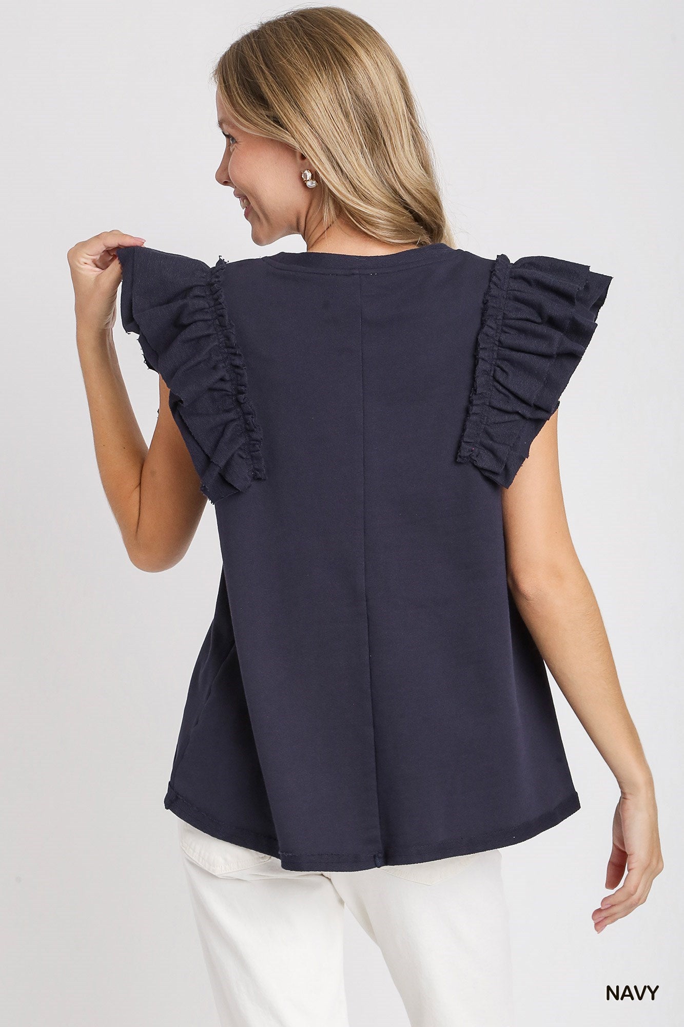Mindy Terry Ruffle Top