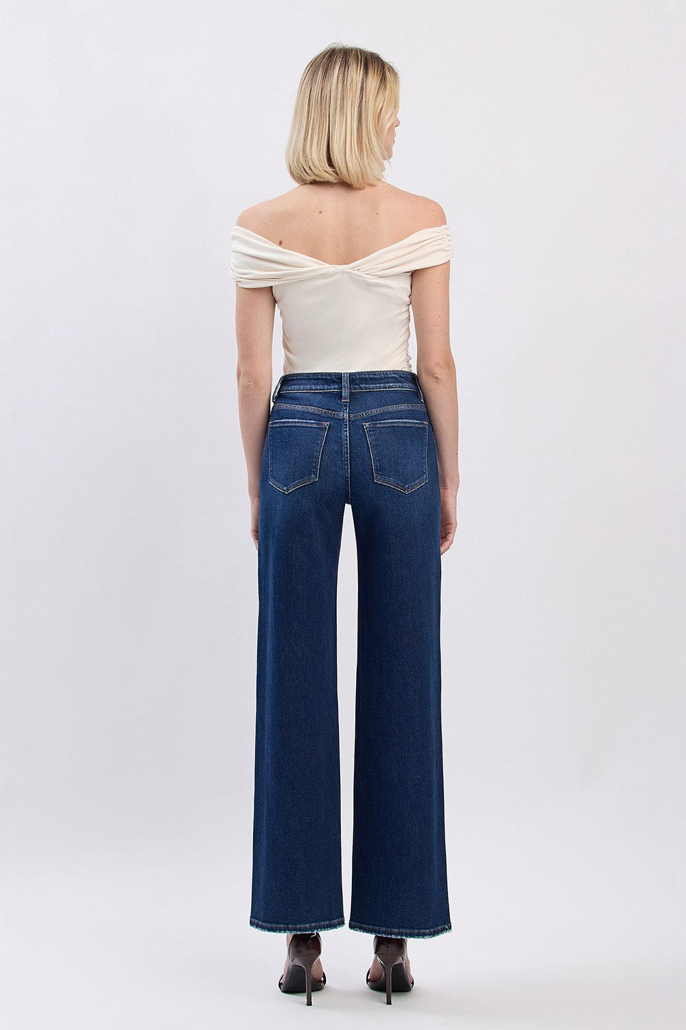 Kaira High Rise Wide Leg Jeans