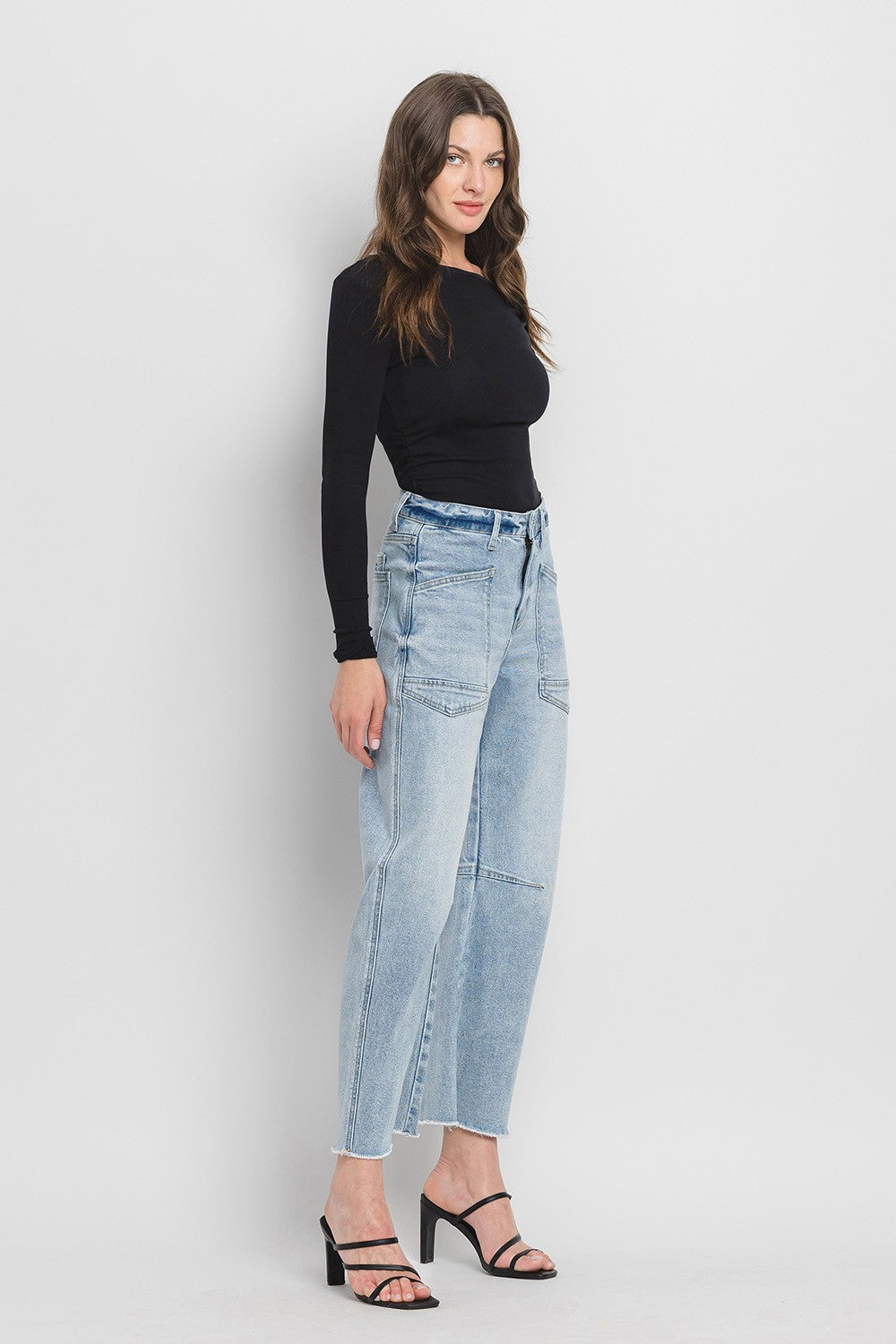 Kate Super High Rise Barrel Jeans