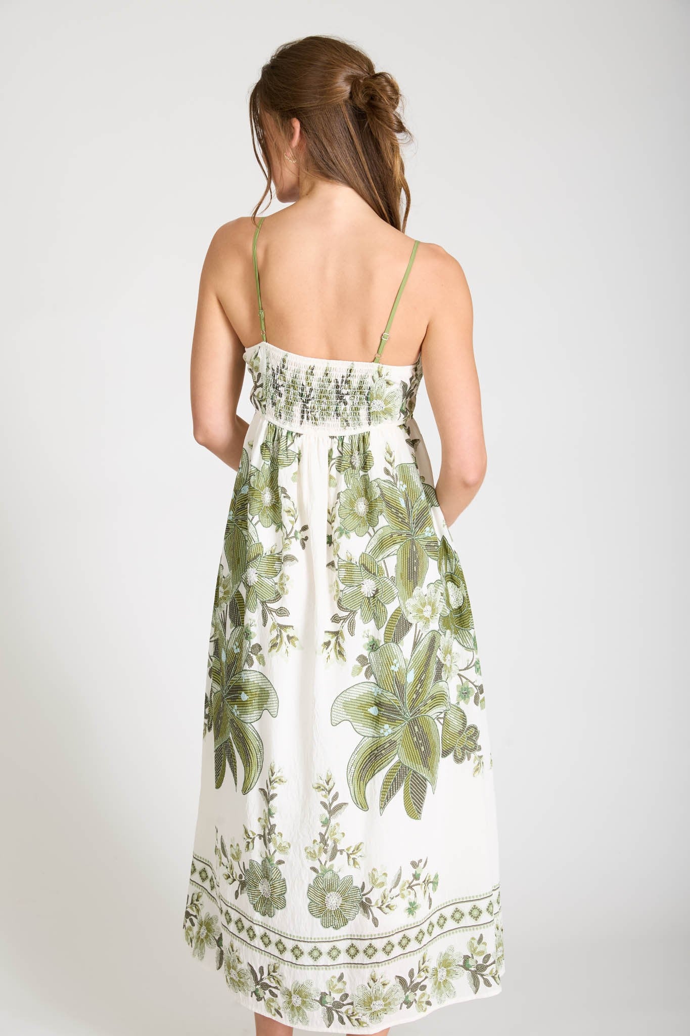 Katherine Vintage Floral Midi Sundress