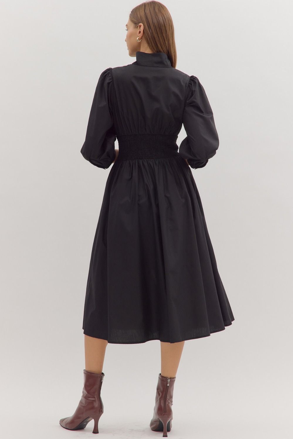 Kylee Smocked Zipper Dress